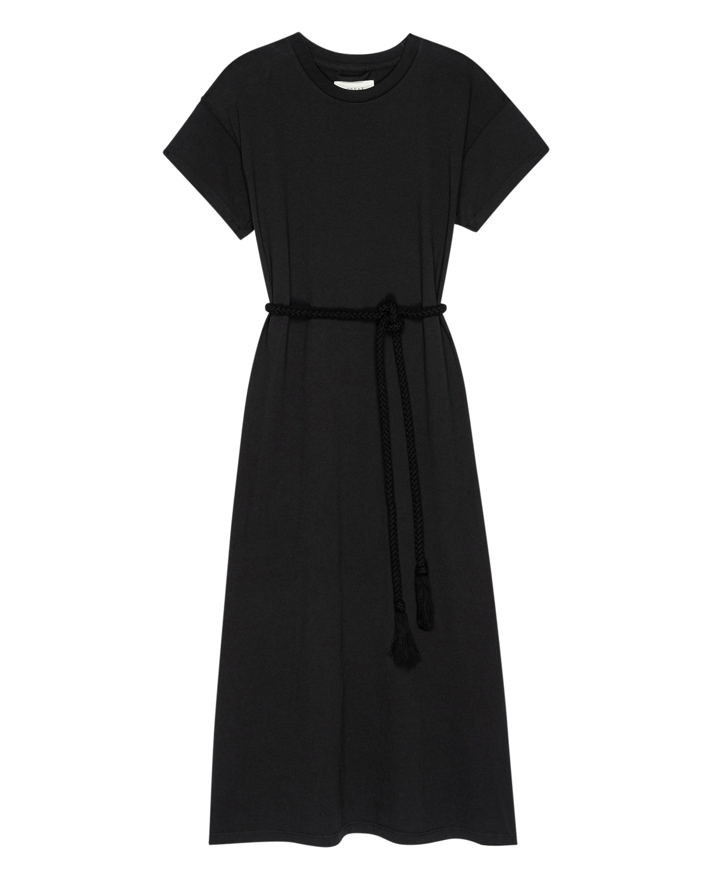 The Boxy Tee Dress. -- Almost Black