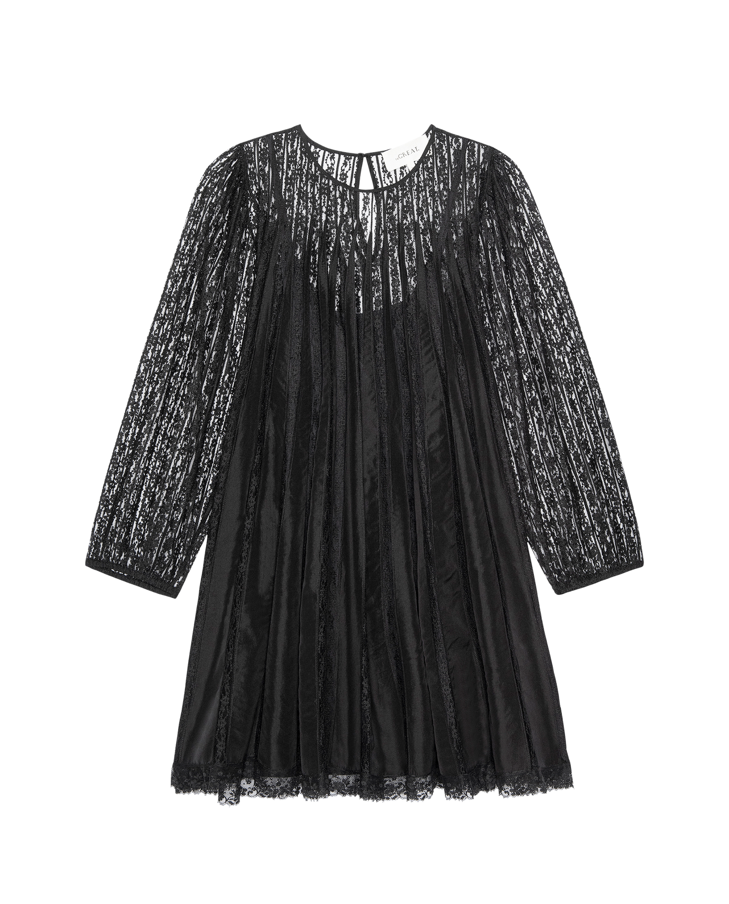 The Keepsake Lace Shift Dress. -- Black