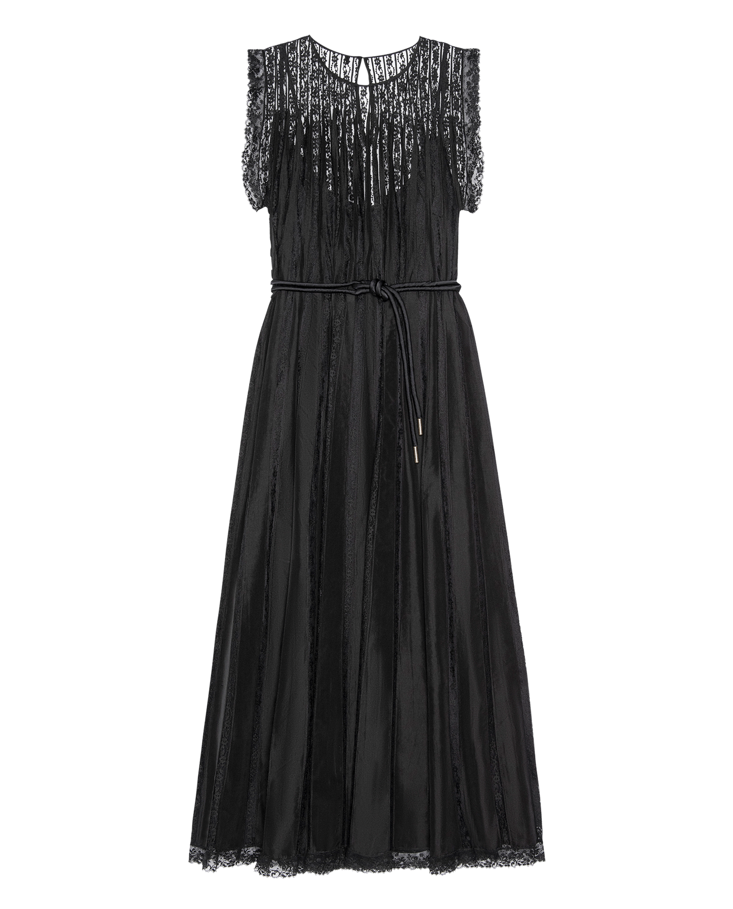 The Keepsake Lace Column Dress. -- Black
