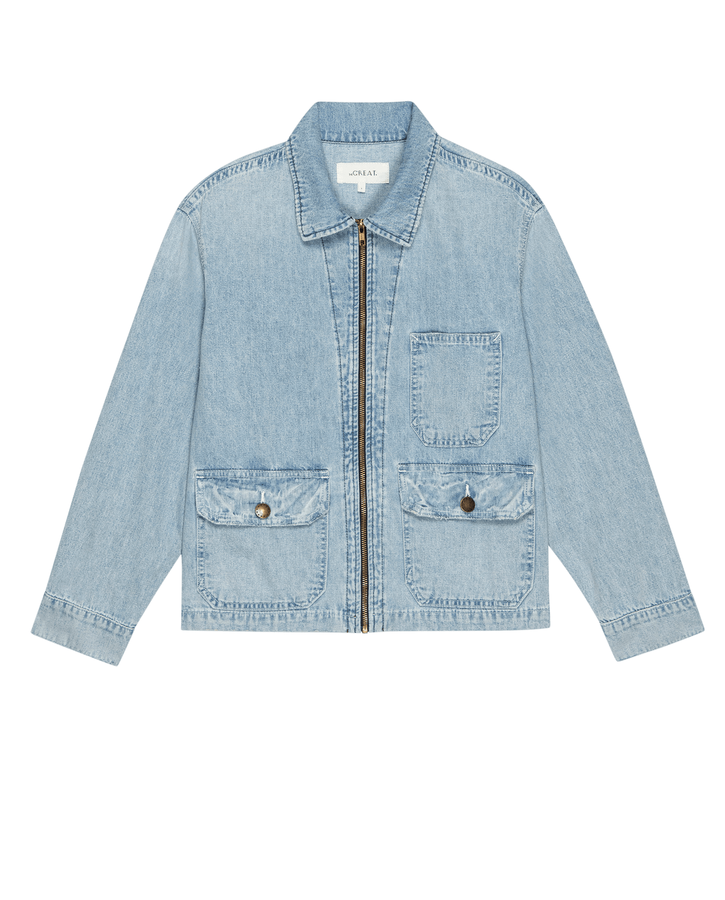 The Zip Front Chore Jacket. -- Dakota Wash