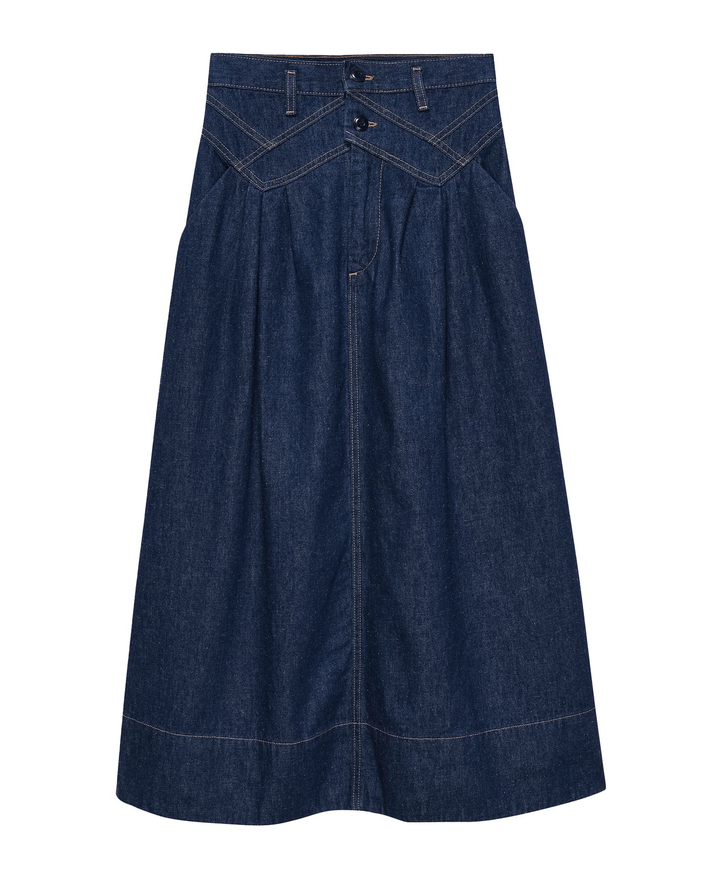 The Field Skirt. -- Midnight Rinse