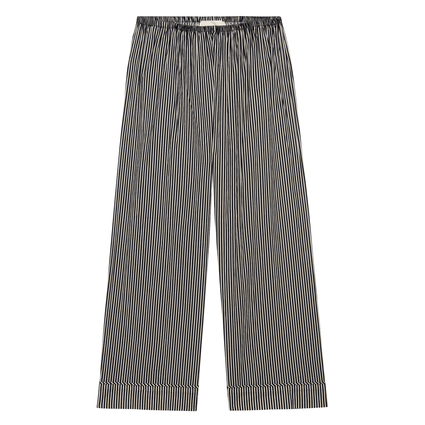 The Easy Sleep Pant. -- Black and Cream Crew Stripe