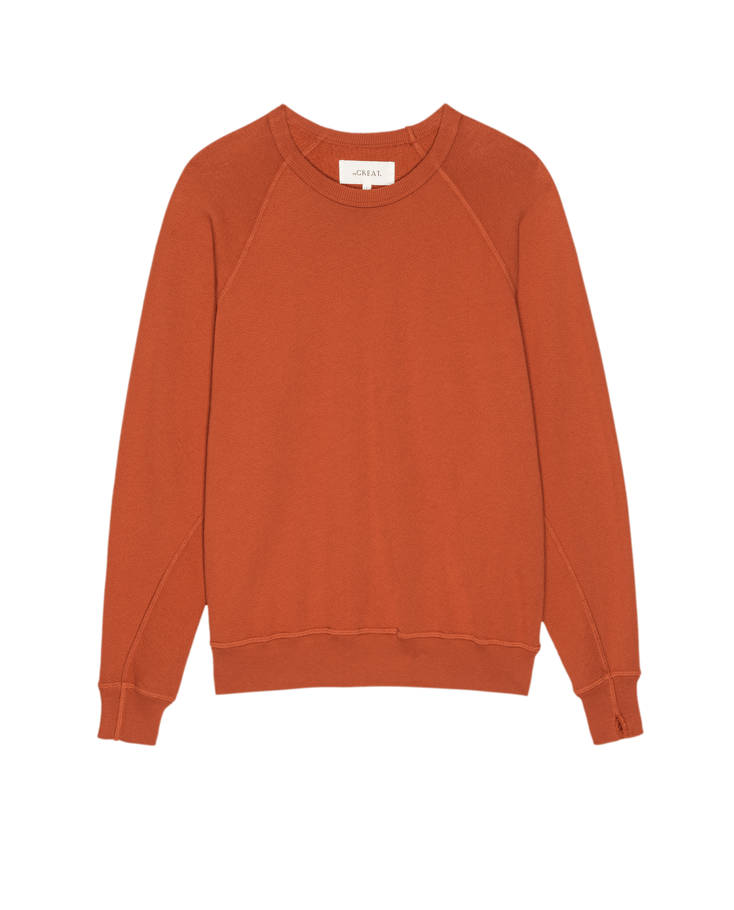 The College Sweatshirt. Solid -- Desert Clay