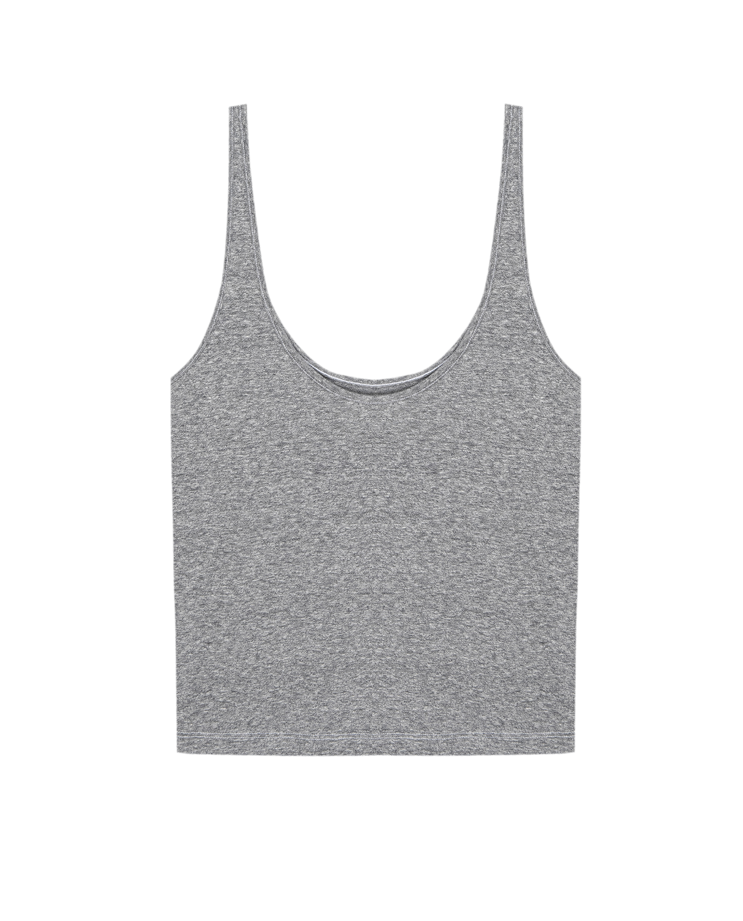 The Scoop Neck Tank. -- Heather Grey