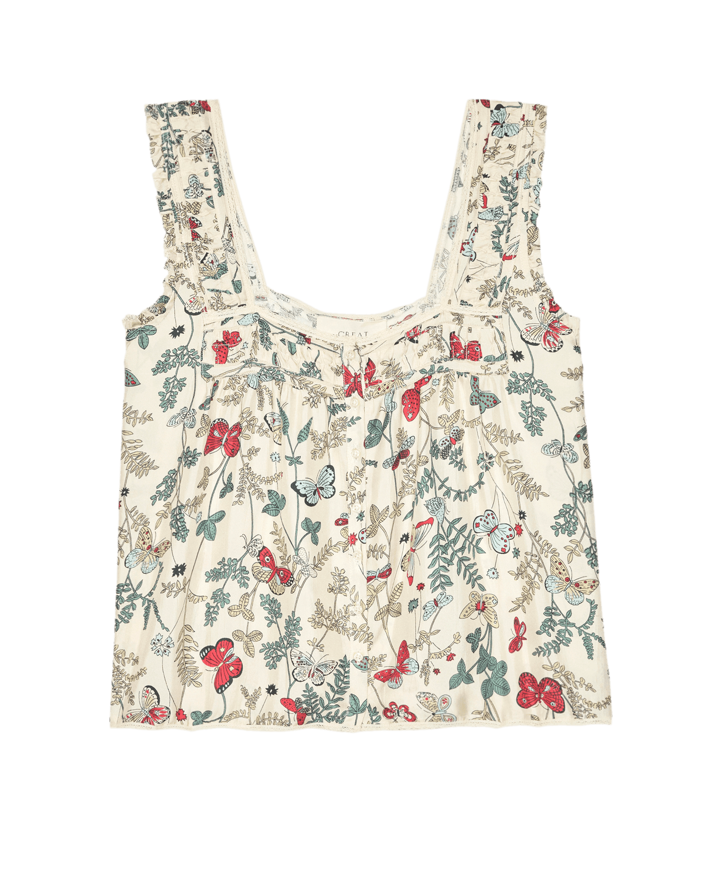 The Victorian Pleat Tank. -- Floating Butterfly
