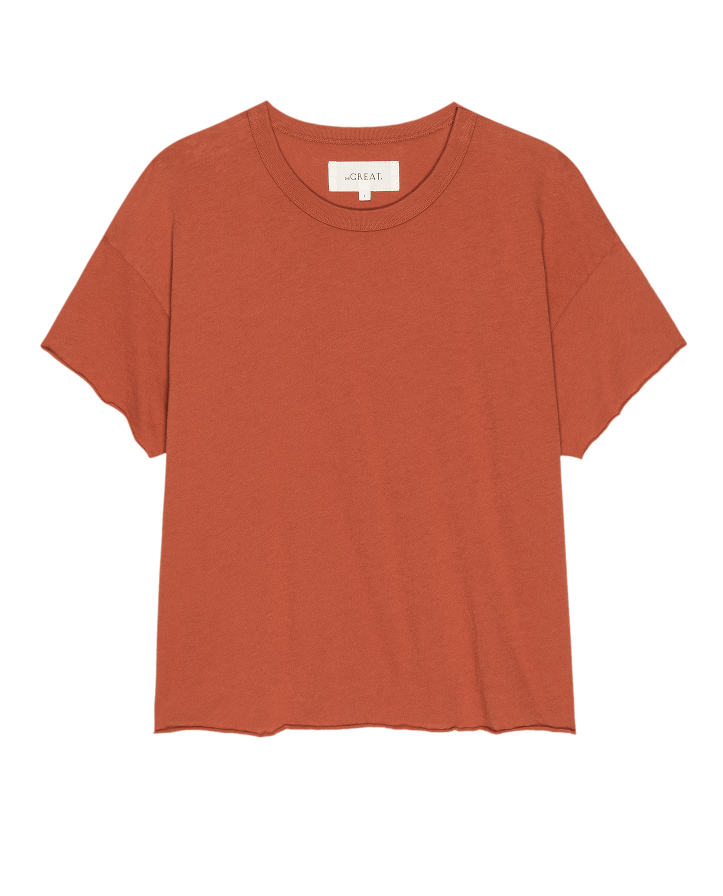The Crop Tee. Solid -- Desert Clay