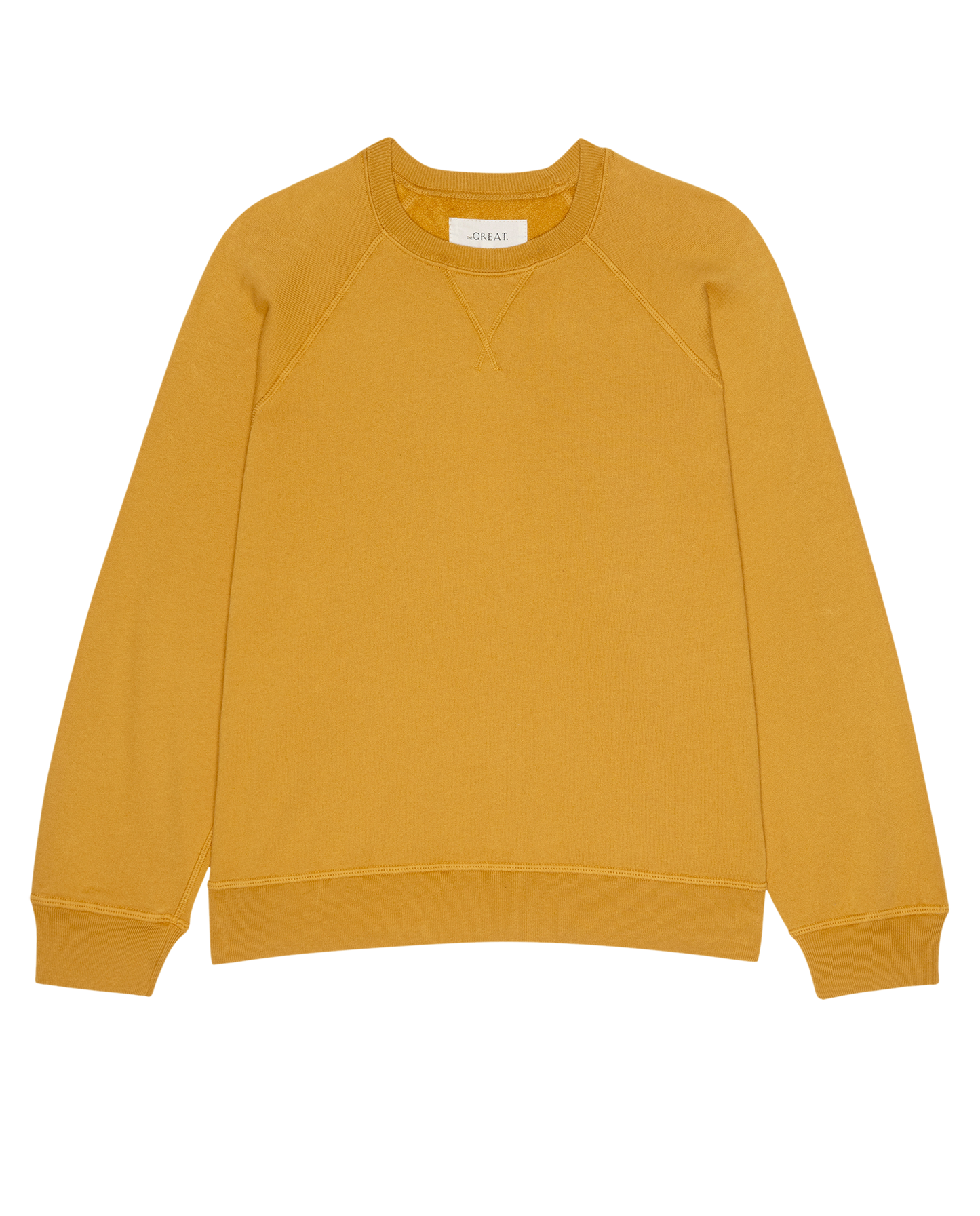 The Fleece Slouch Sweatshirt. Solid -- Bright Yellow