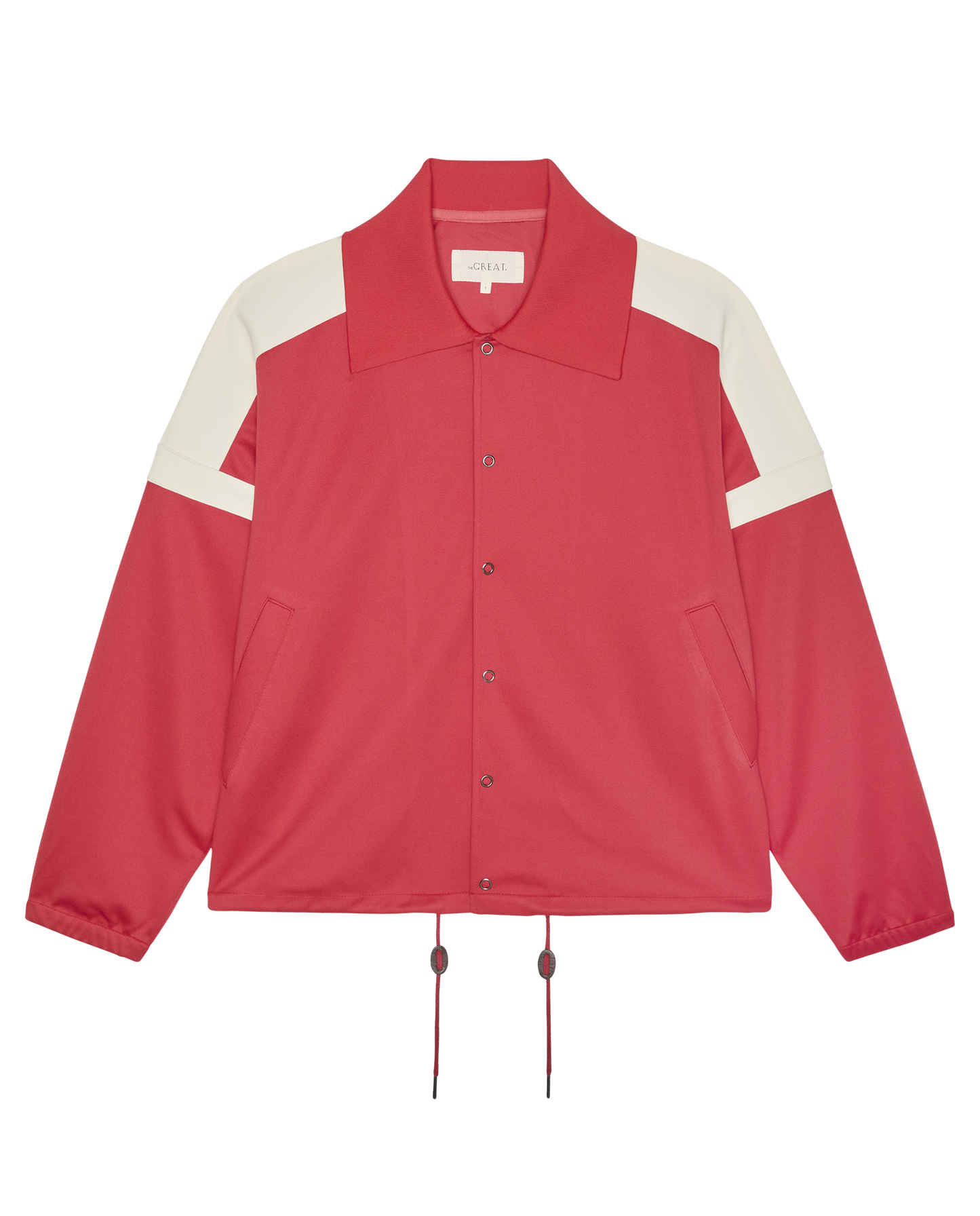 The Trainer Jacket. -- Poppy Red