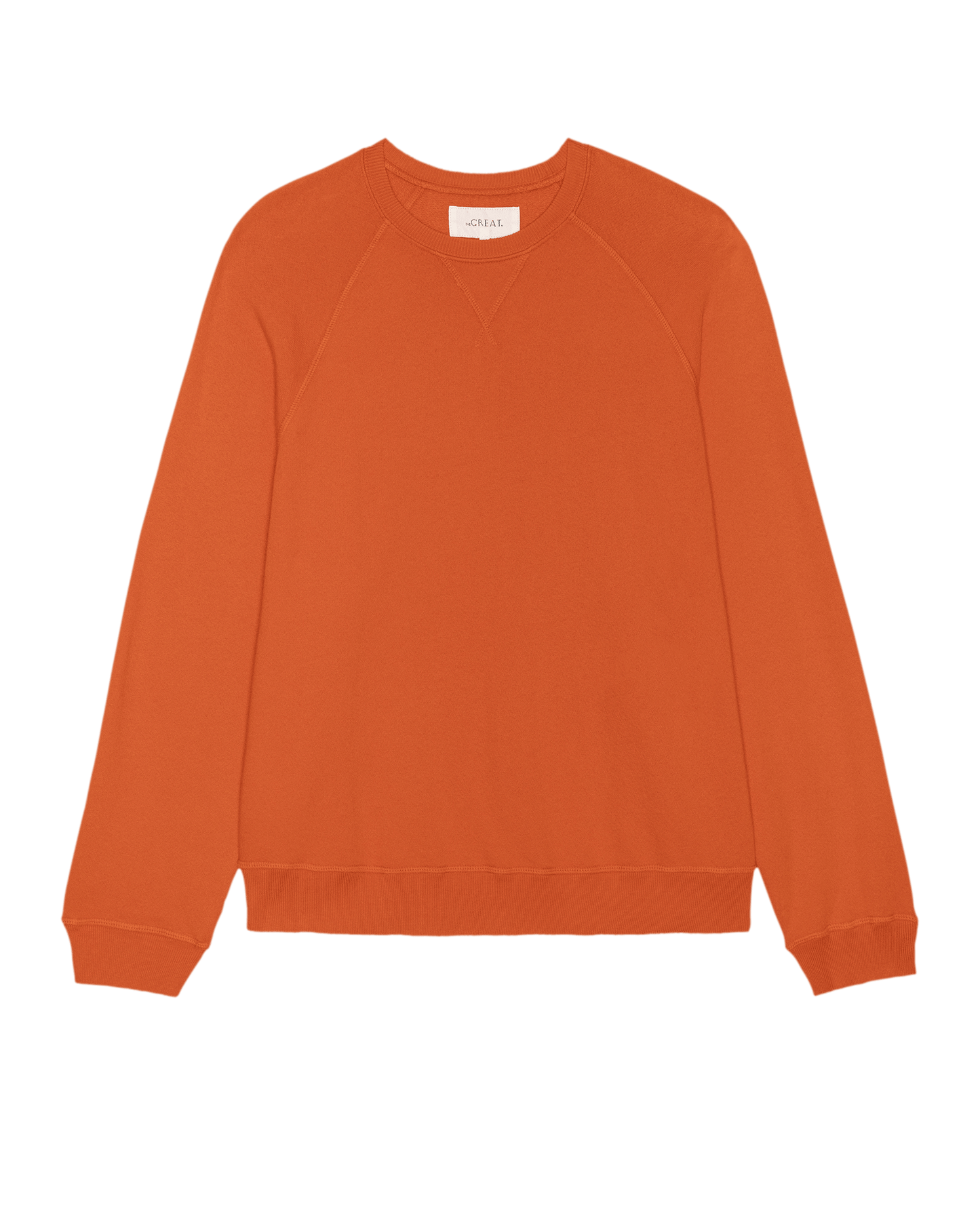 The Slouch Sweatshirt. Solid -- Persimmon