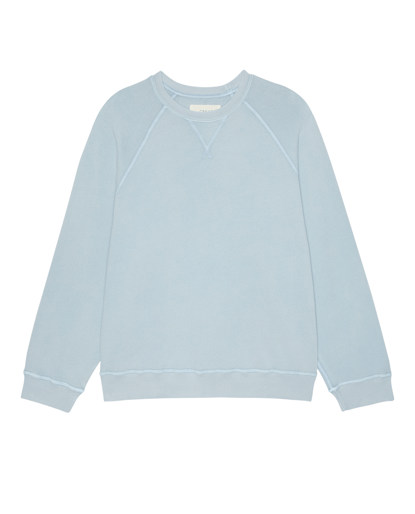 The Slouch Sweatshirt. Solid -- Whisper Blue
