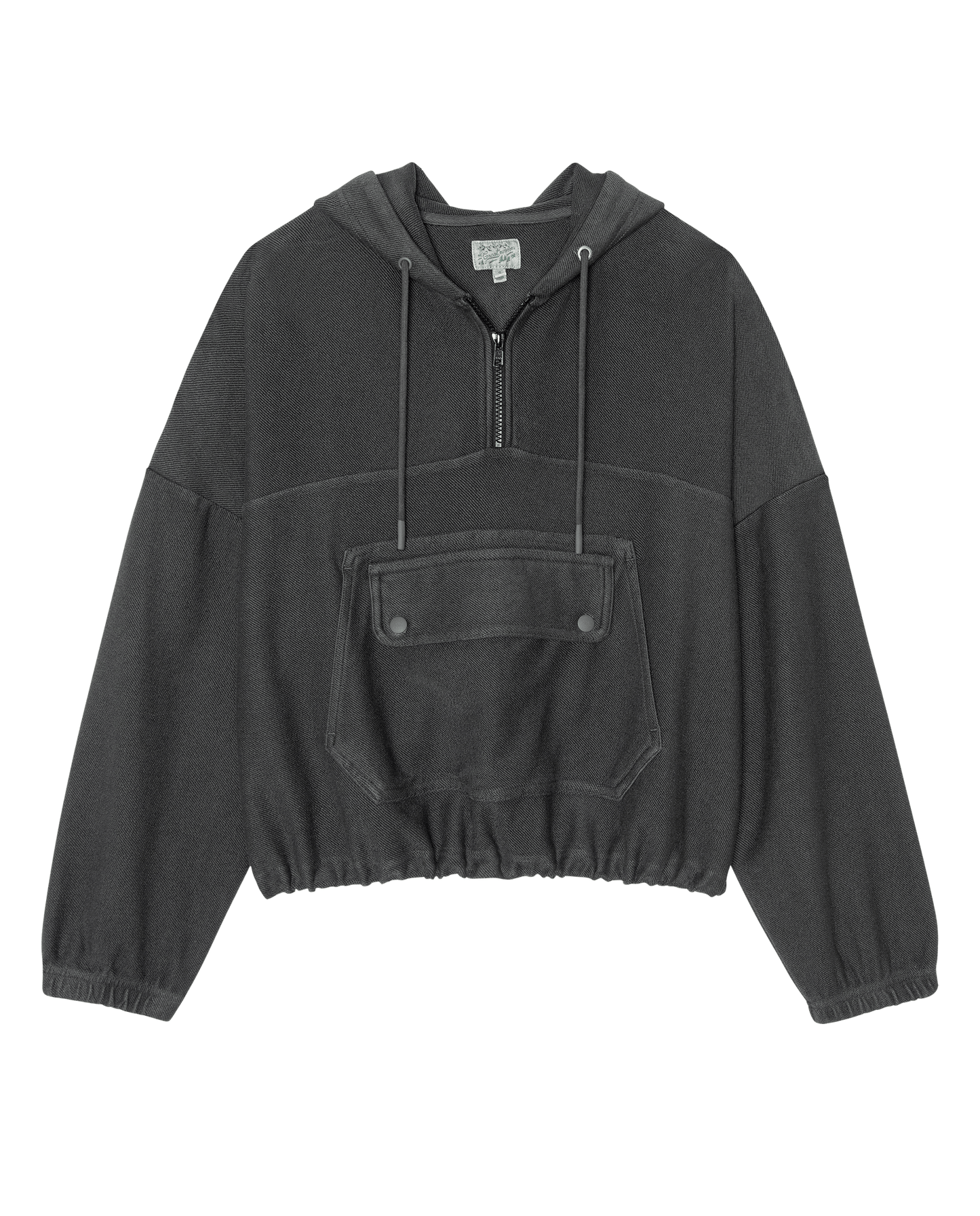 The Basecamp Pullover. -- Washed Black