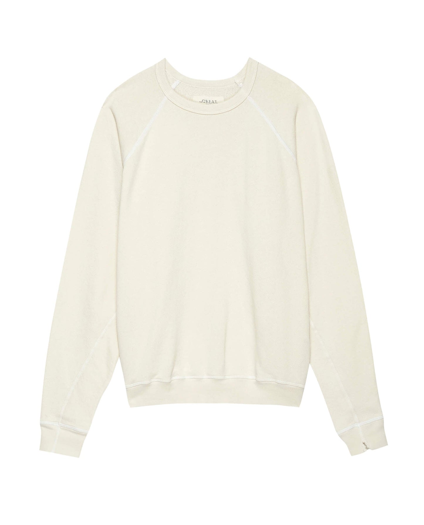 The Men's College Sweatshirt. -- WASHED WHITE