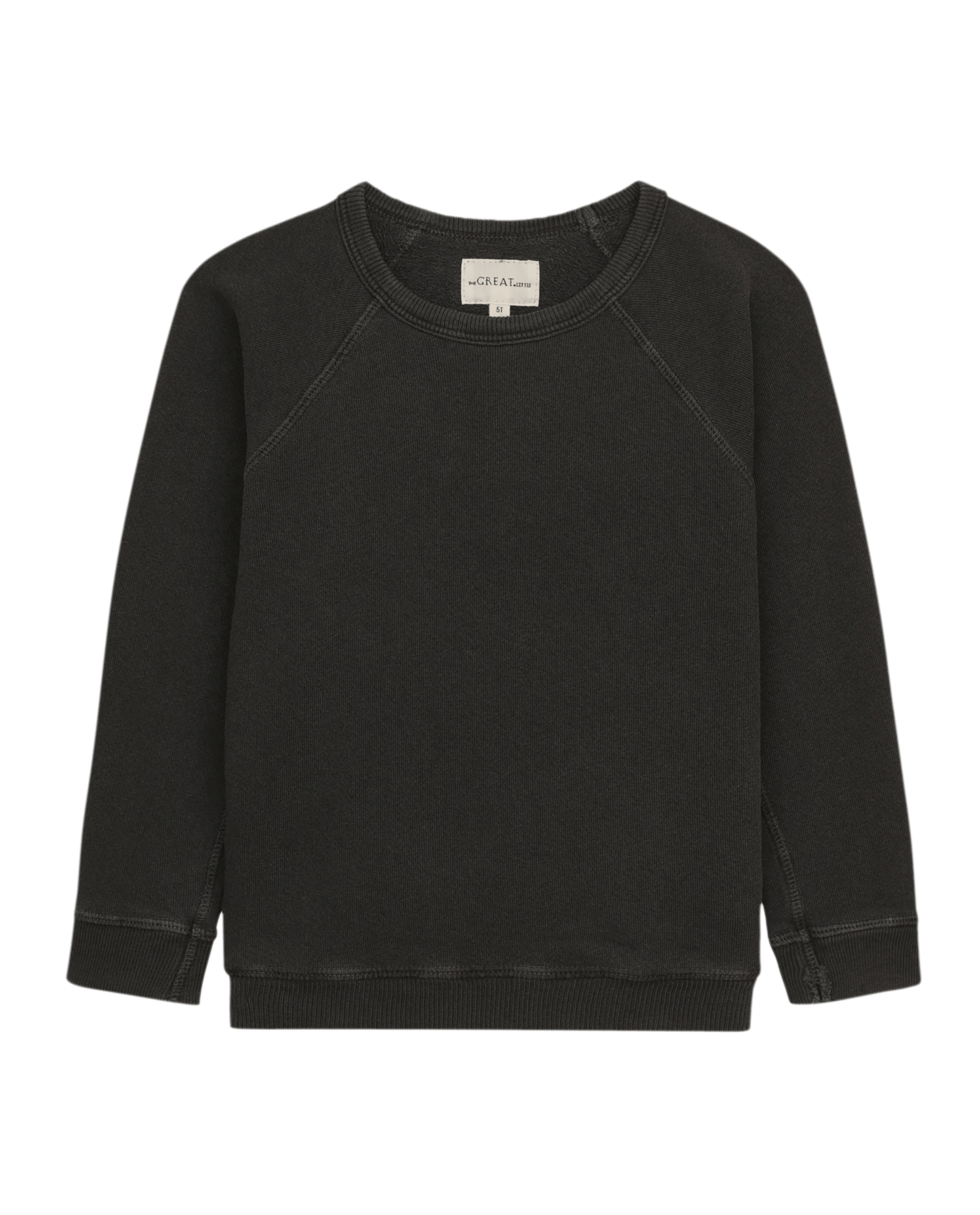 The Little College Sweatshirt. Solid -- Washed Black