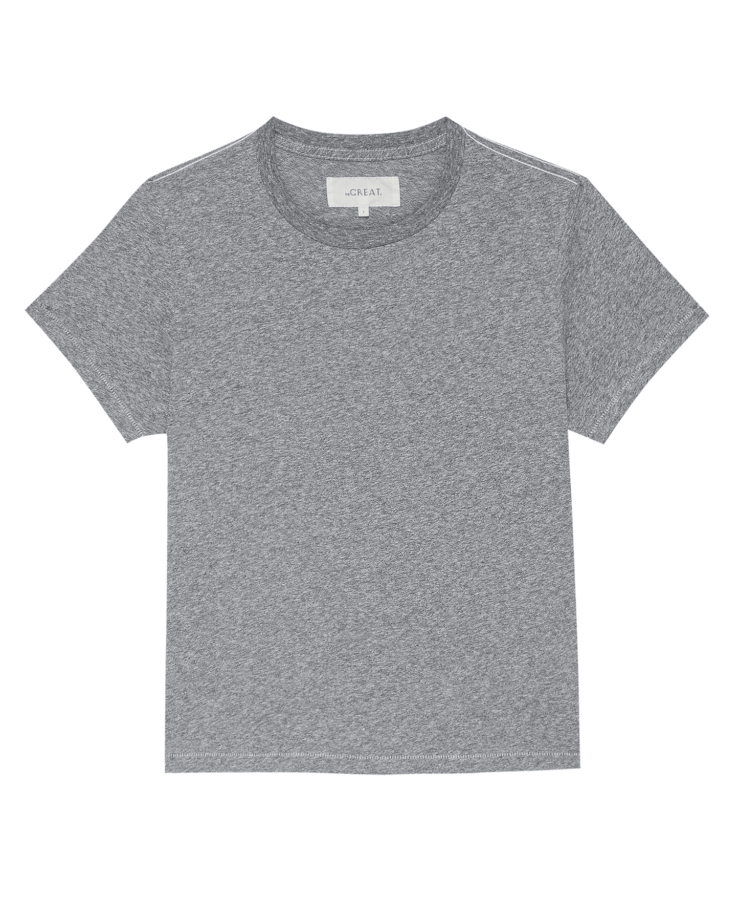 The Little Tee. Solid -- Heather Grey