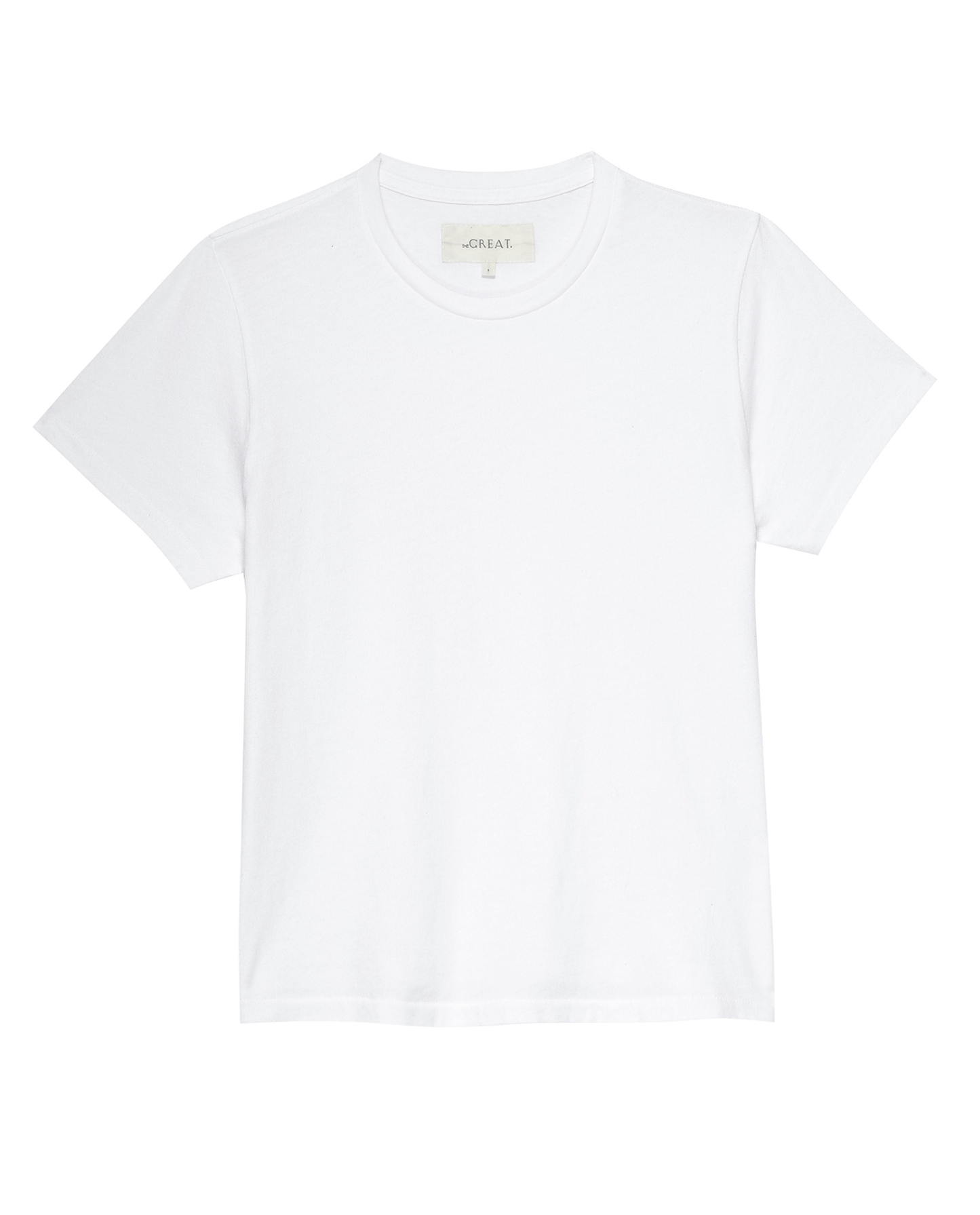 The Little Tee. Solid -- True White