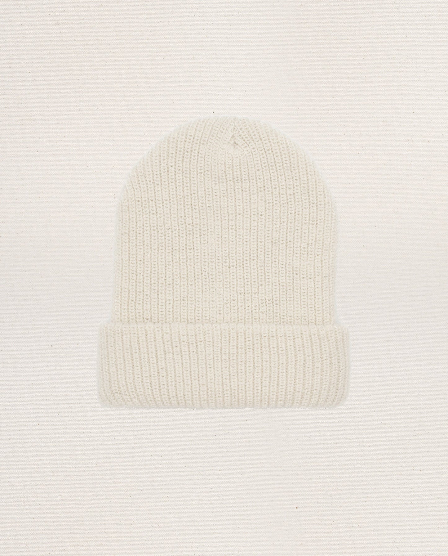 The Natural Alpaca Beanie. -- Cream