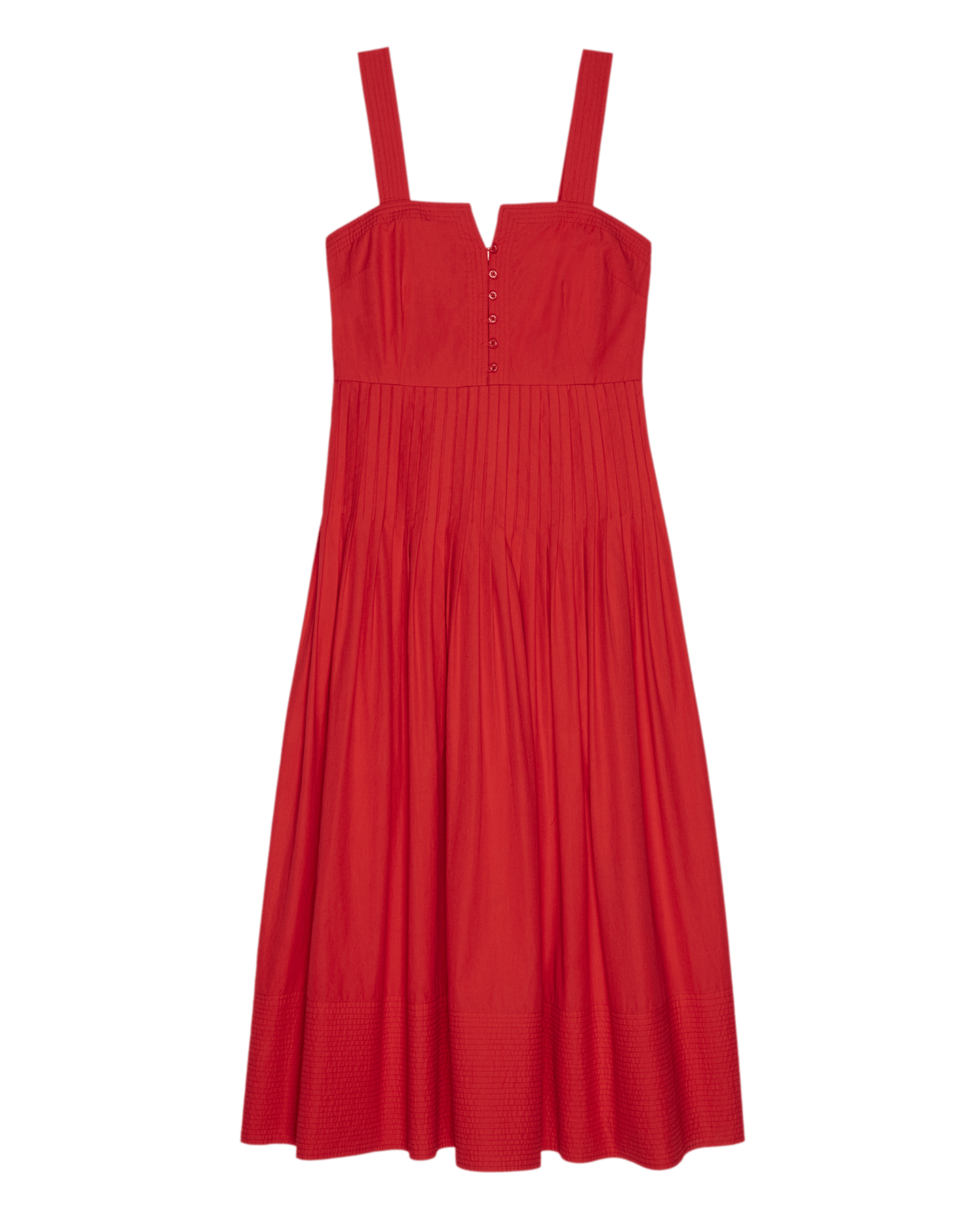 The Day Break Dress. -- Hot Red