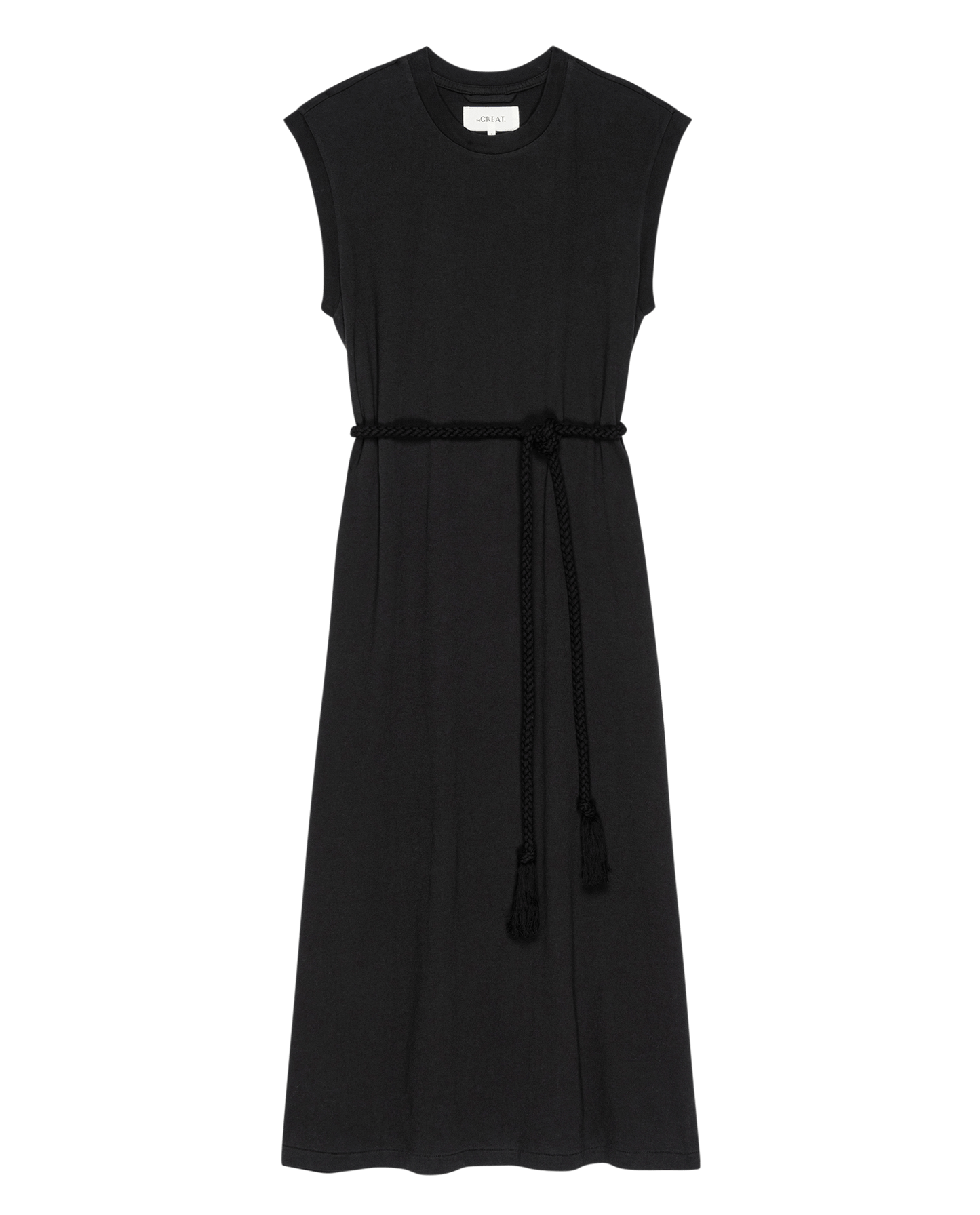 The Square Tee Dress. -- Almost Black