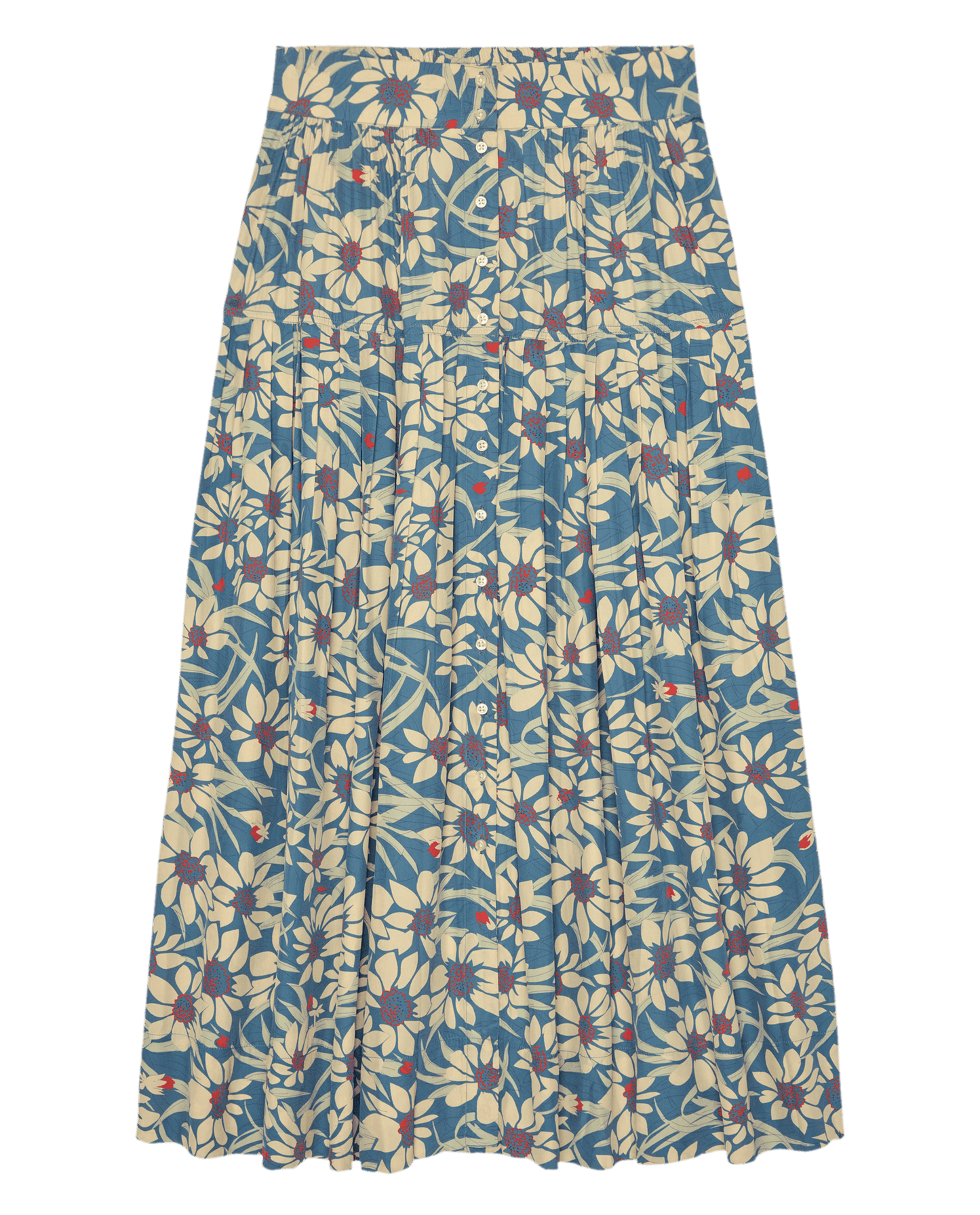 The Highland Skirt. -- Blue Scattered Bloom