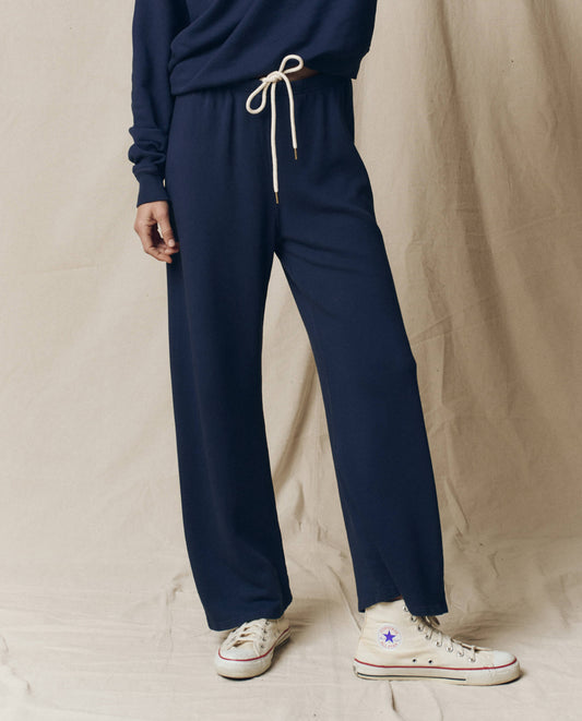 The Lap Sweatpant. Solid -- True Navy