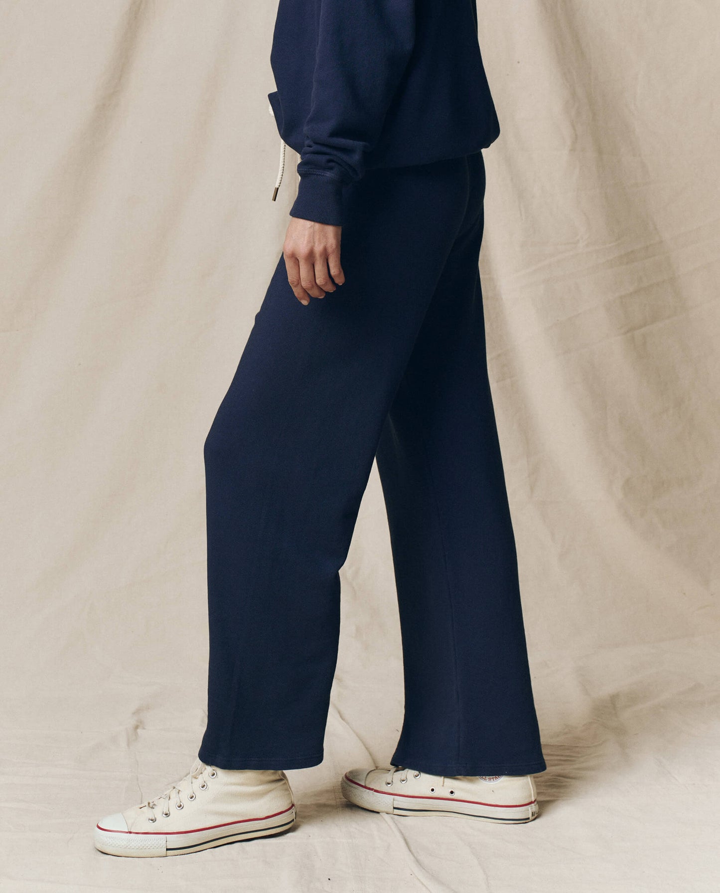 The Lap Sweatpant. Solid -- True Navy