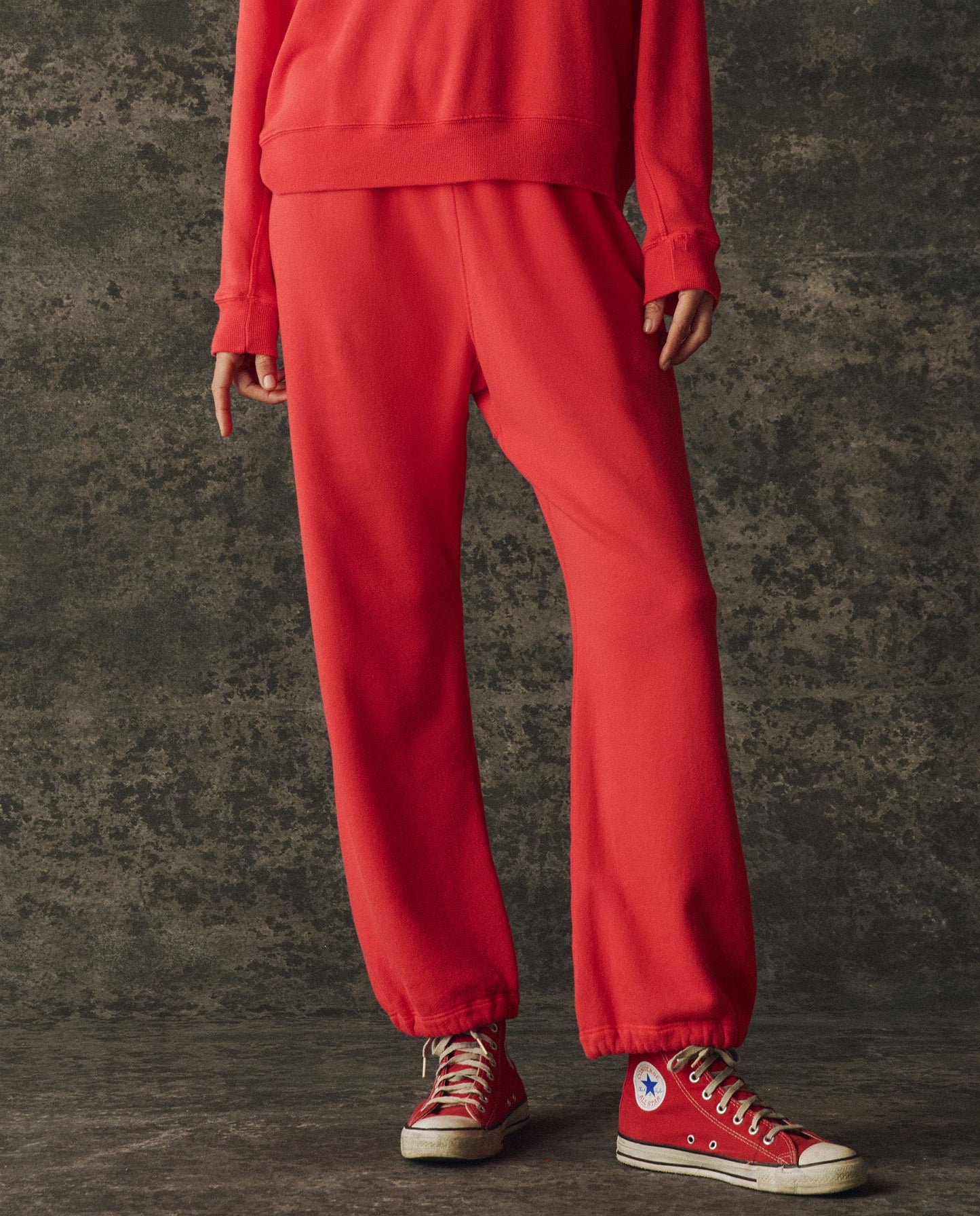 The Fleece Sport Sweatpant. Solid -- Bright Red