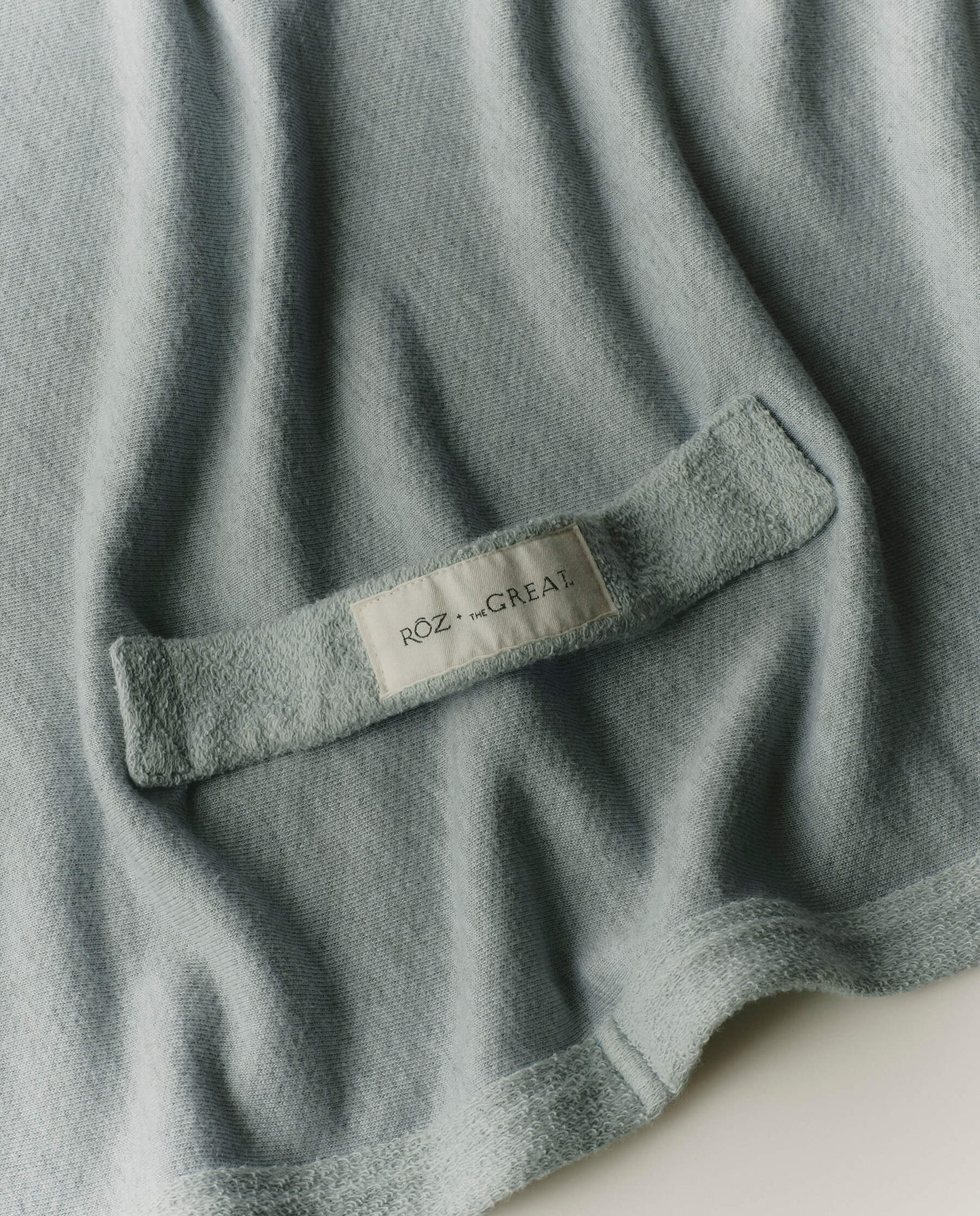 RŌZ +   The Sweatshirt Hair Towel. -- Seaglass