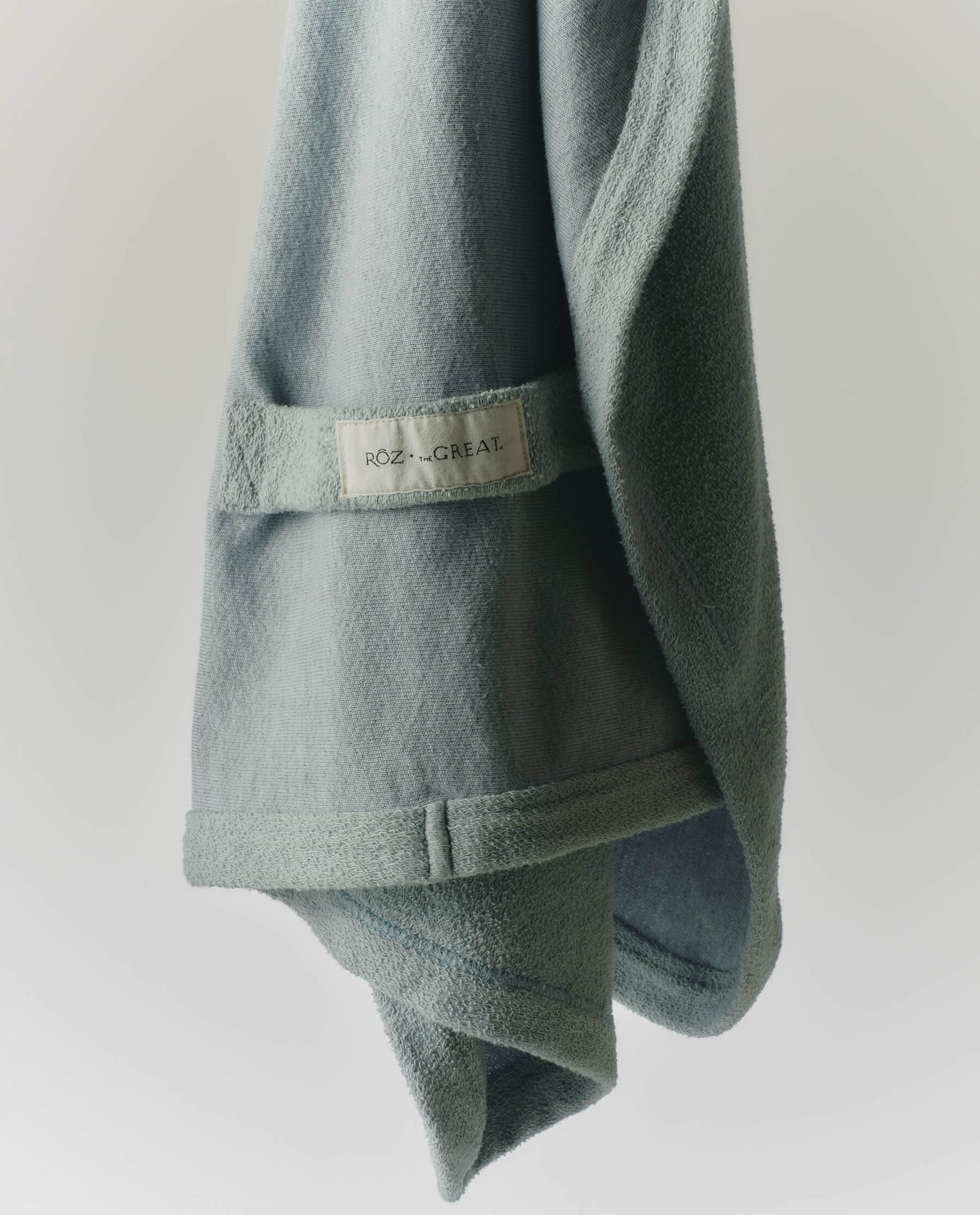 RŌZ +   The Sweatshirt Hair Towel. -- Seaglass