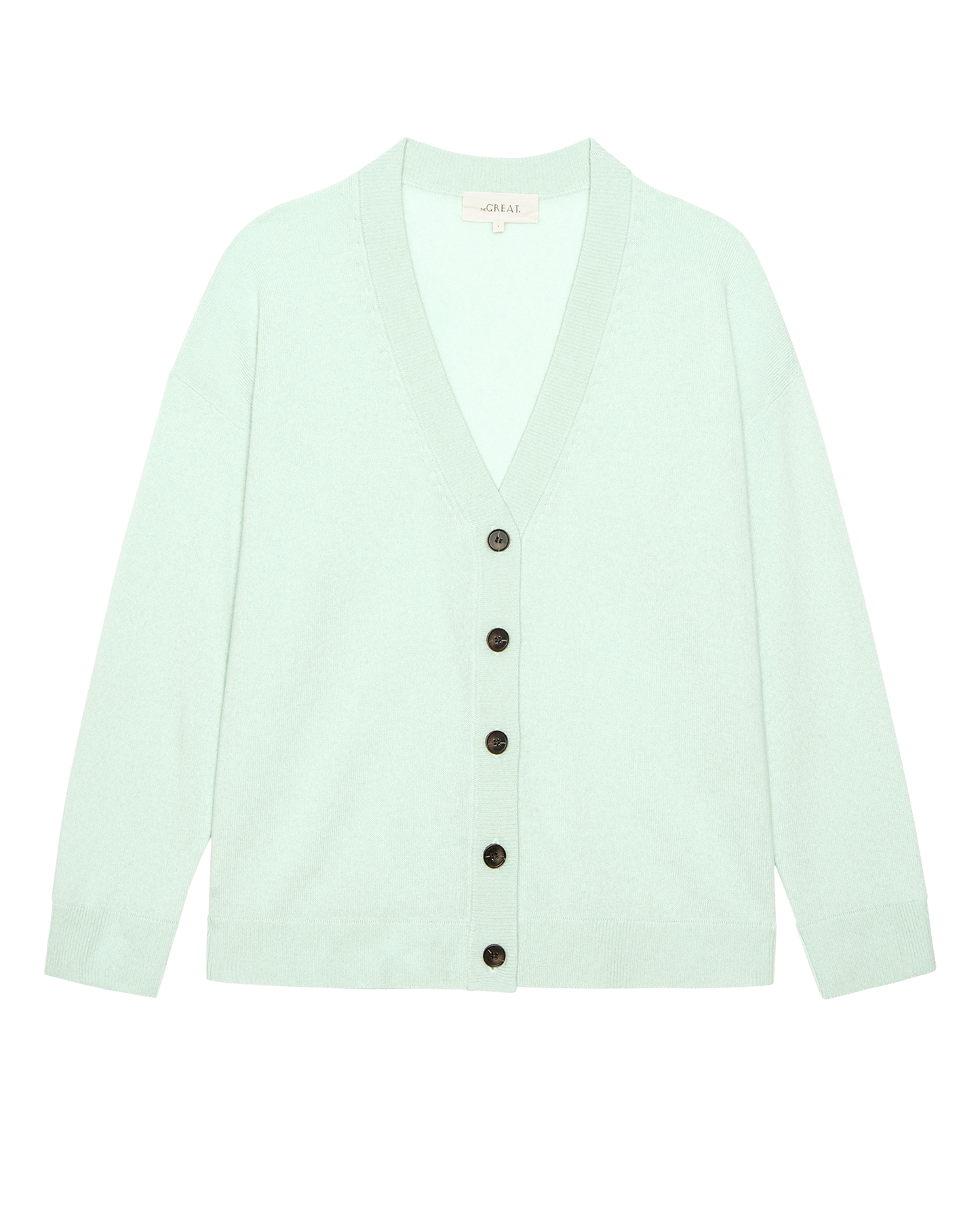 The Cashmere Slouch Cardigan. -- Mint