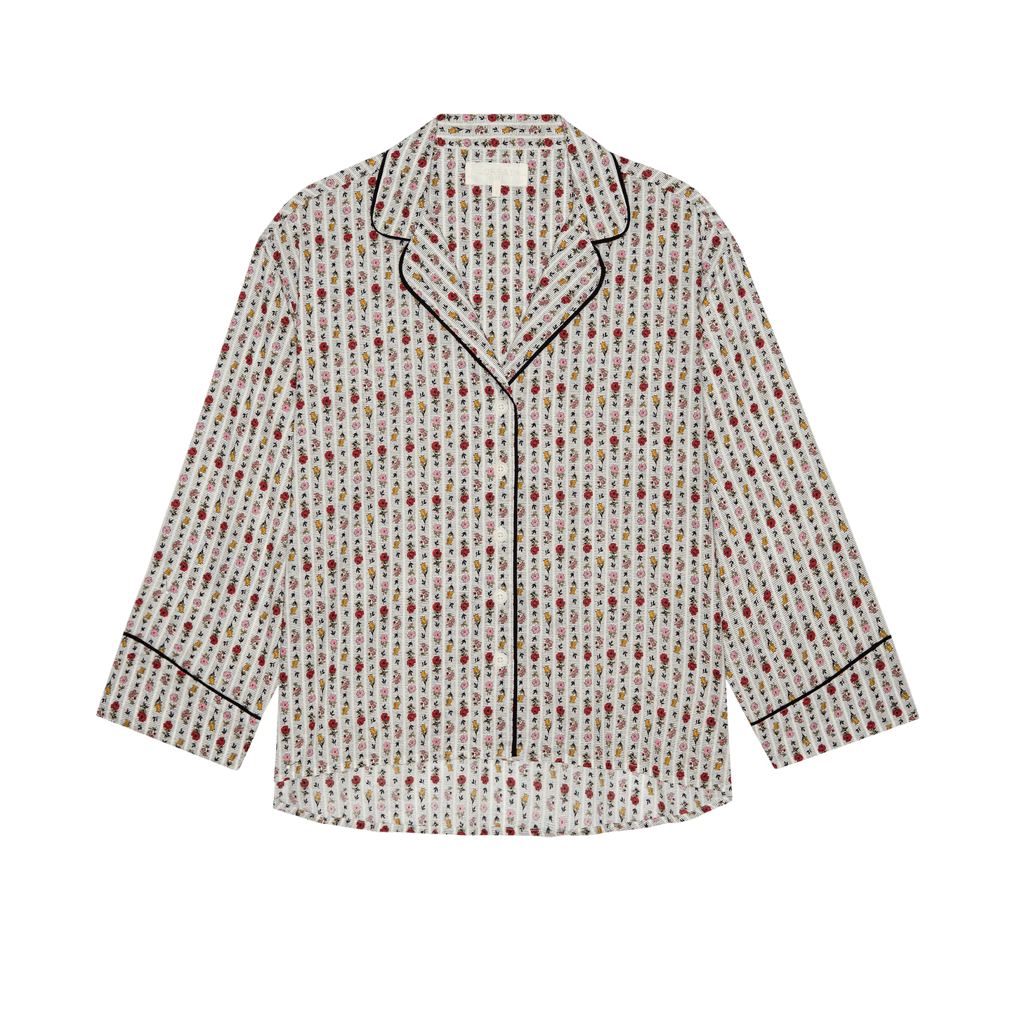 The Pajama Shirt. -- Ribbon Floral