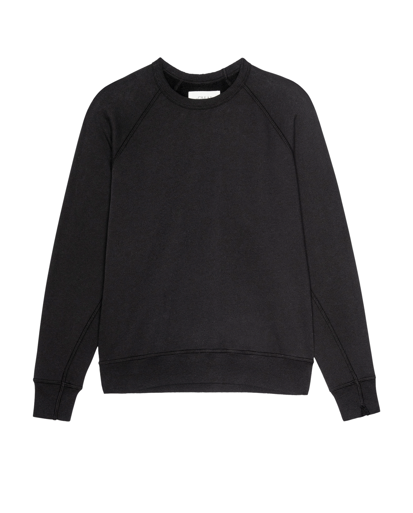 The Fleece College Sweatshirt. Solid -- Almost Black