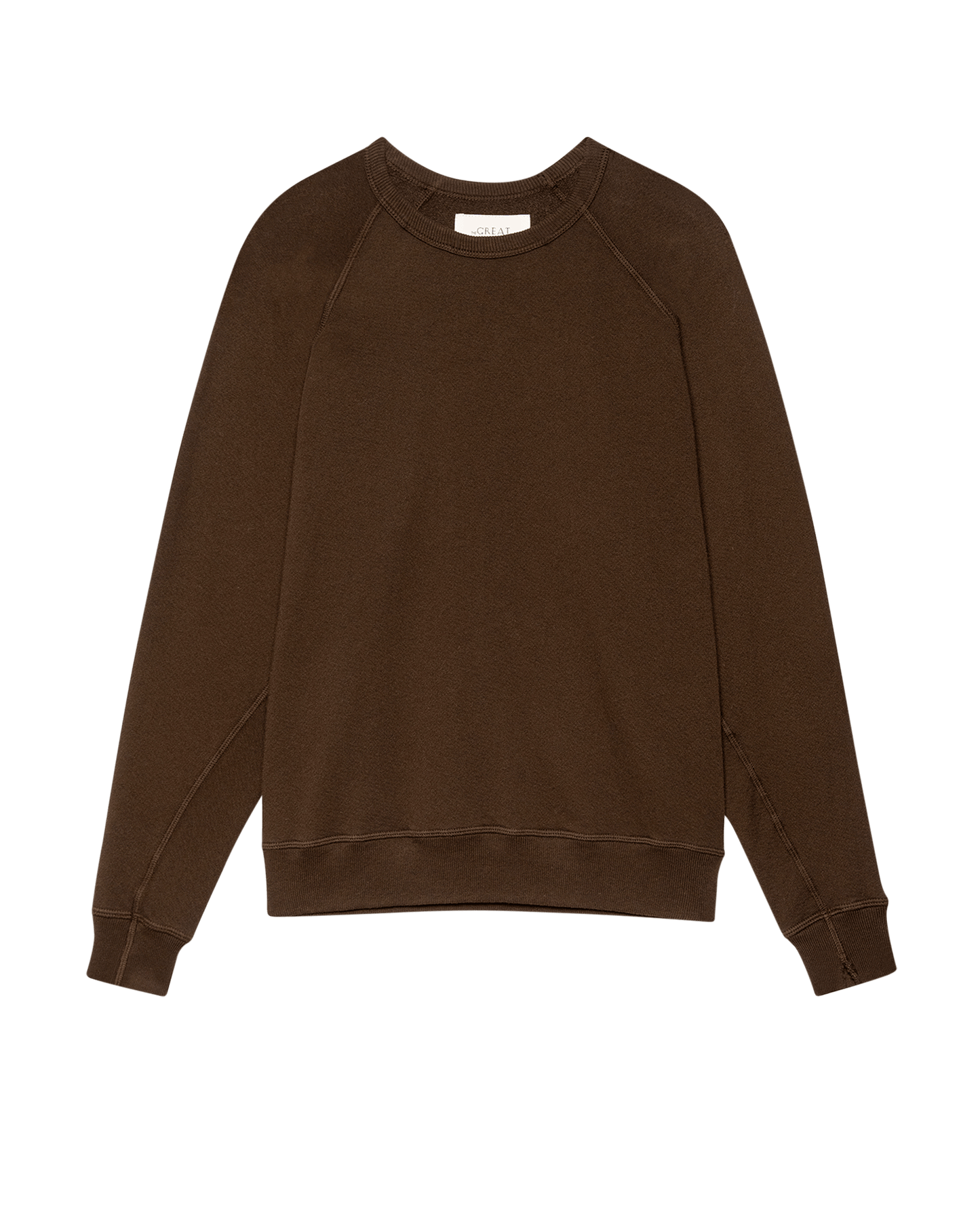 The College Sweatshirt. Solid -- Driftwood