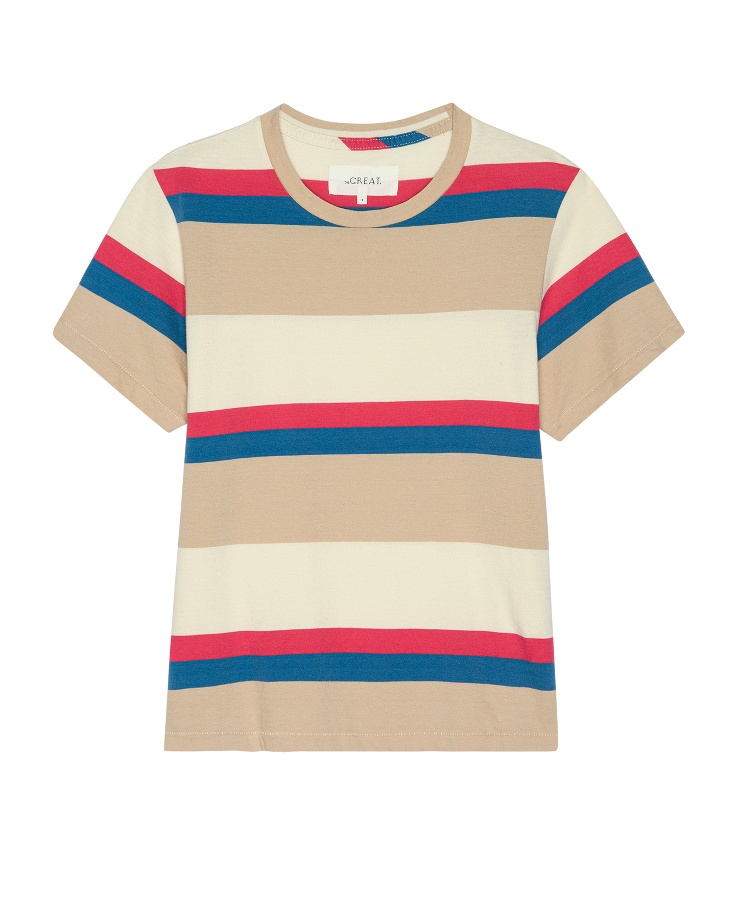 The Little Tee. Novelty -- Study Hall Stripe