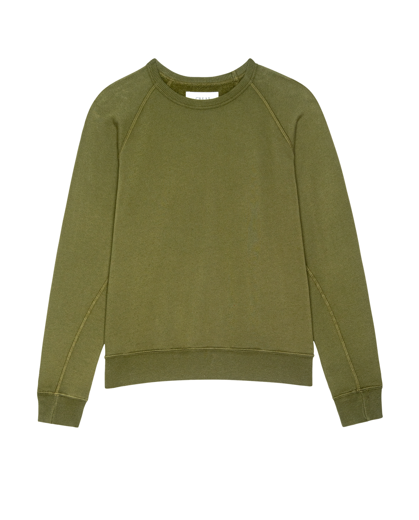 The Fleece Rookie Sweatshirt. Solid -- Army
