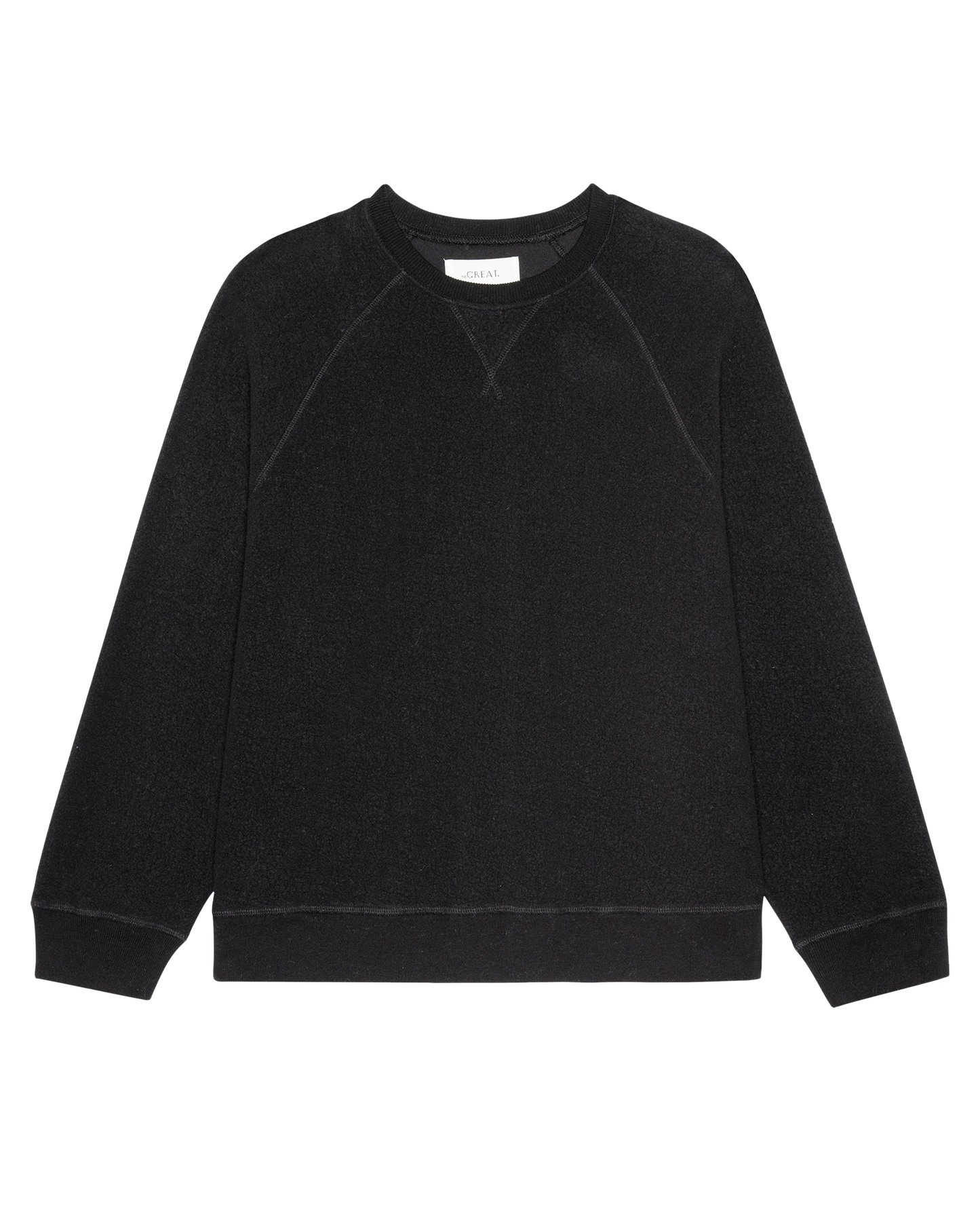 The Plush Slouch Sweatshirt. -- Almost Black