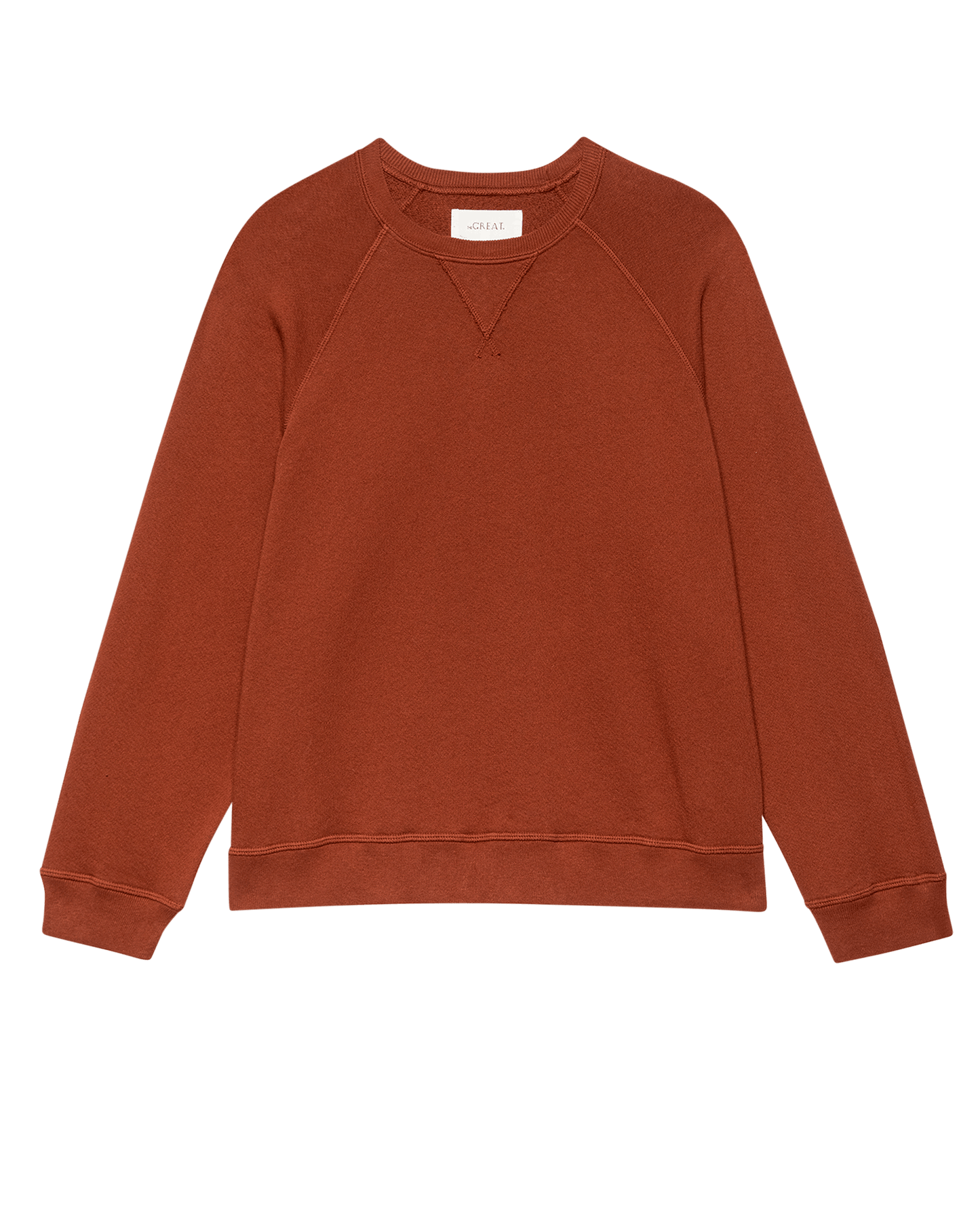 The Slouch Sweatshirt. Solid -- Brick