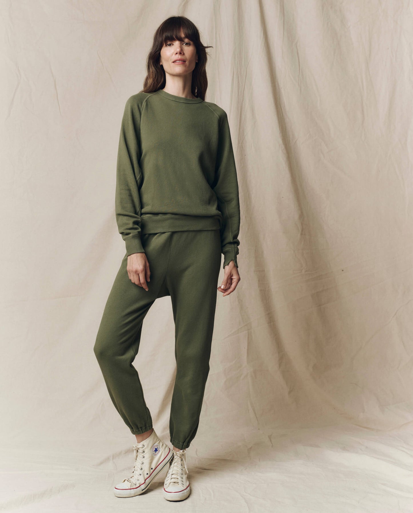 The Stadium Sweatpant. Solid -- Heritage Army