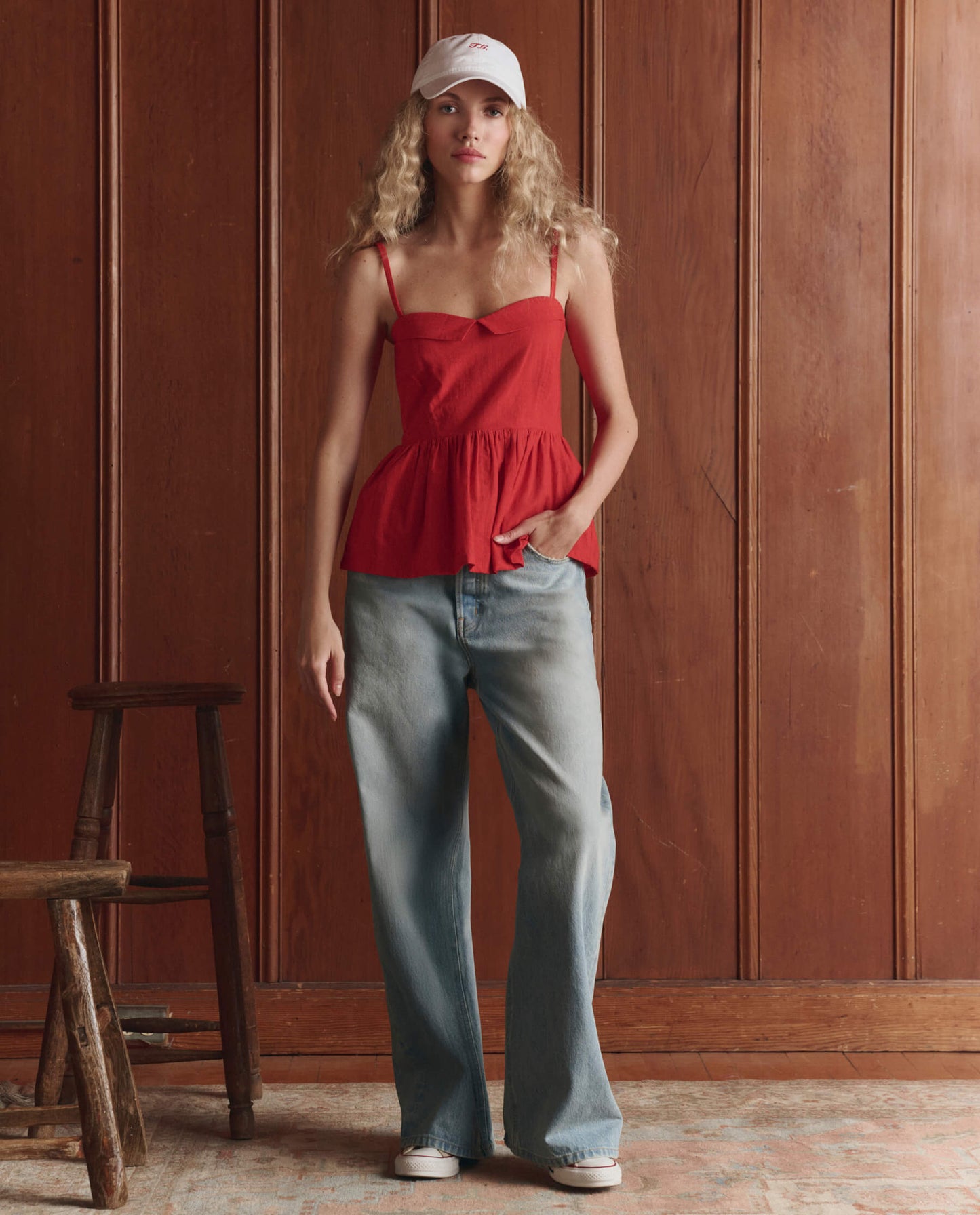 The Verse Top. -- Hot Red