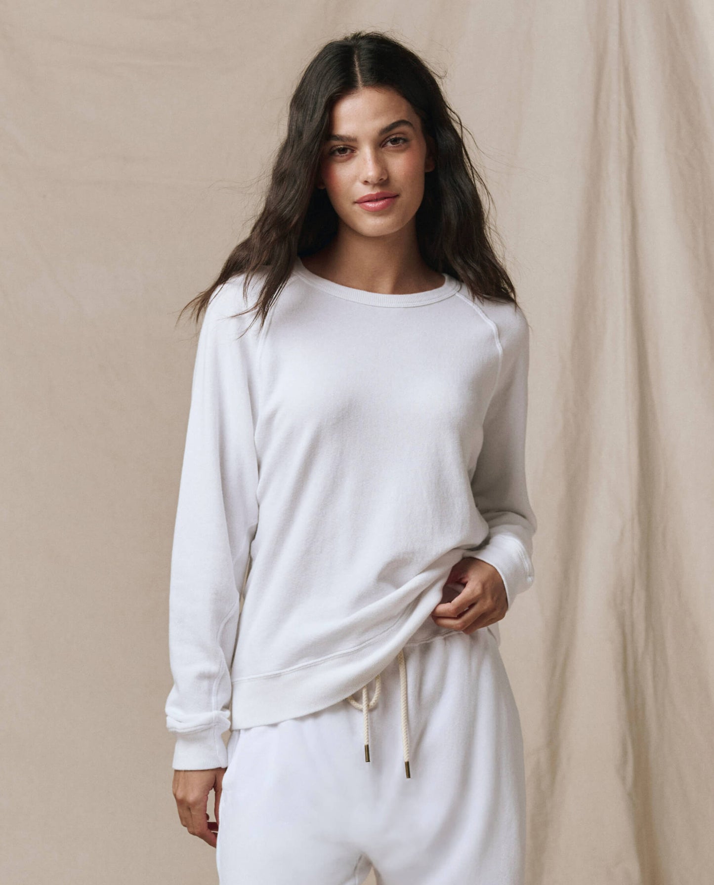 The Rookie Sweatshirt. Solid -- True White