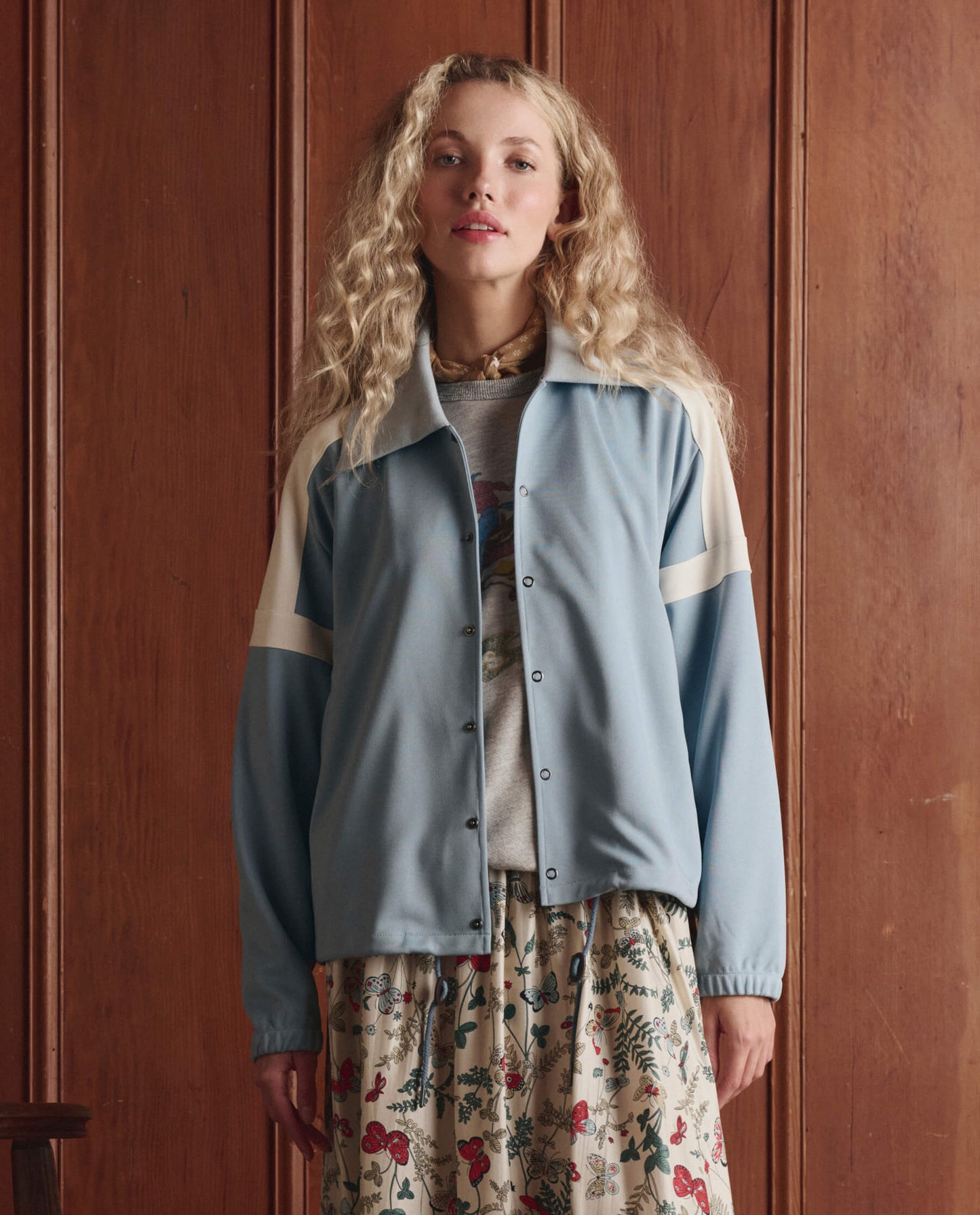 The Trainer Jacket. -- Robin Blue