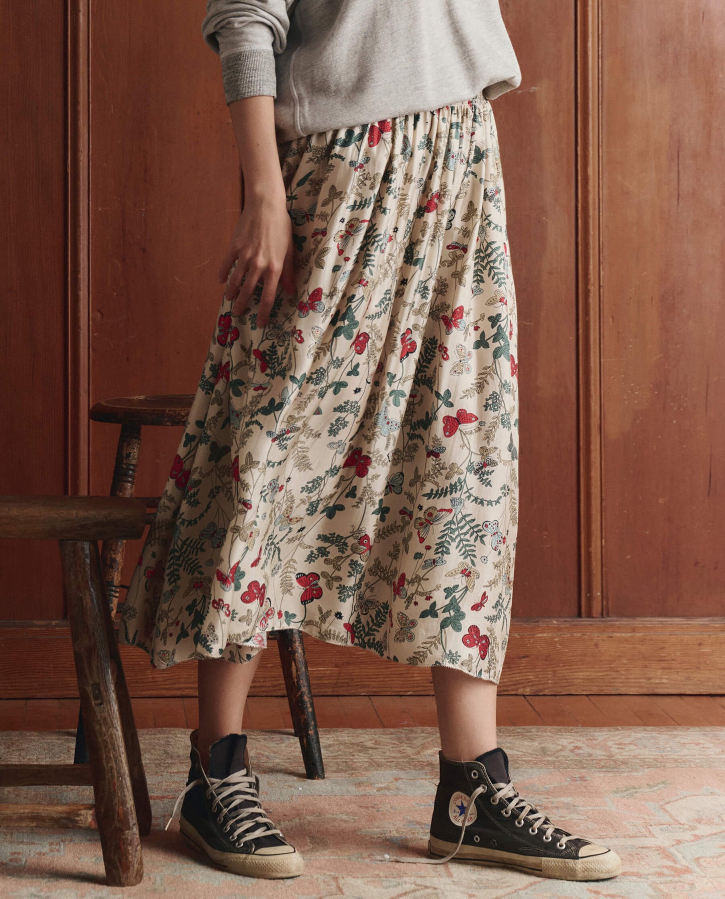The Canary Skirt. -- Floating Butterfly