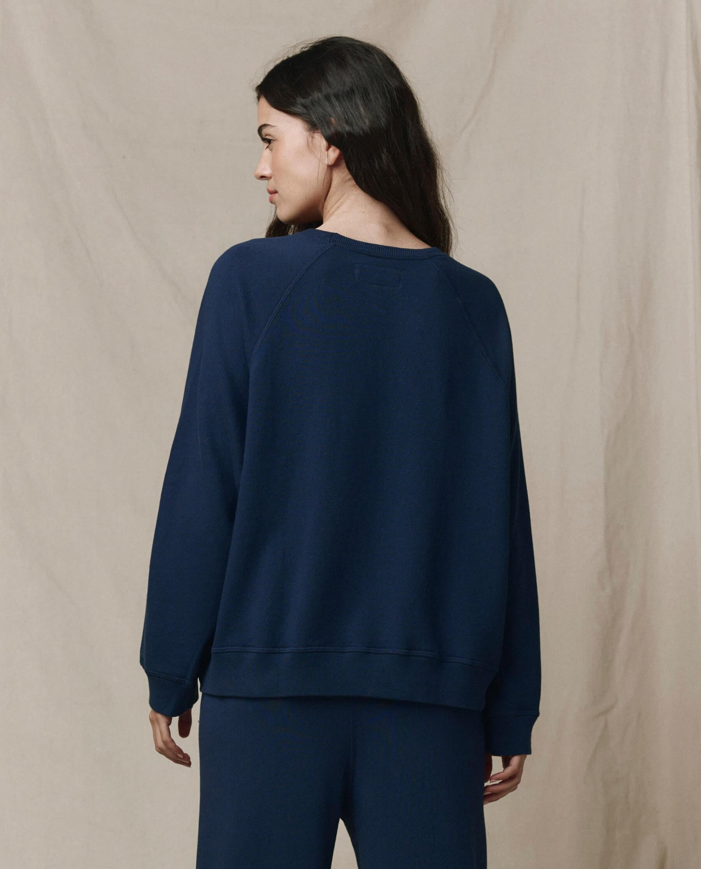 The Slouch Sweatshirt. Solid -- True Navy