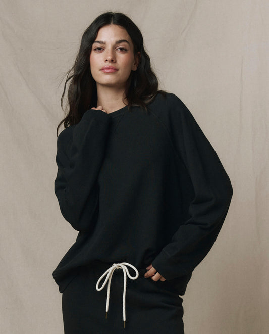 The Slouch Sweatshirt. Solid -- Almost Black