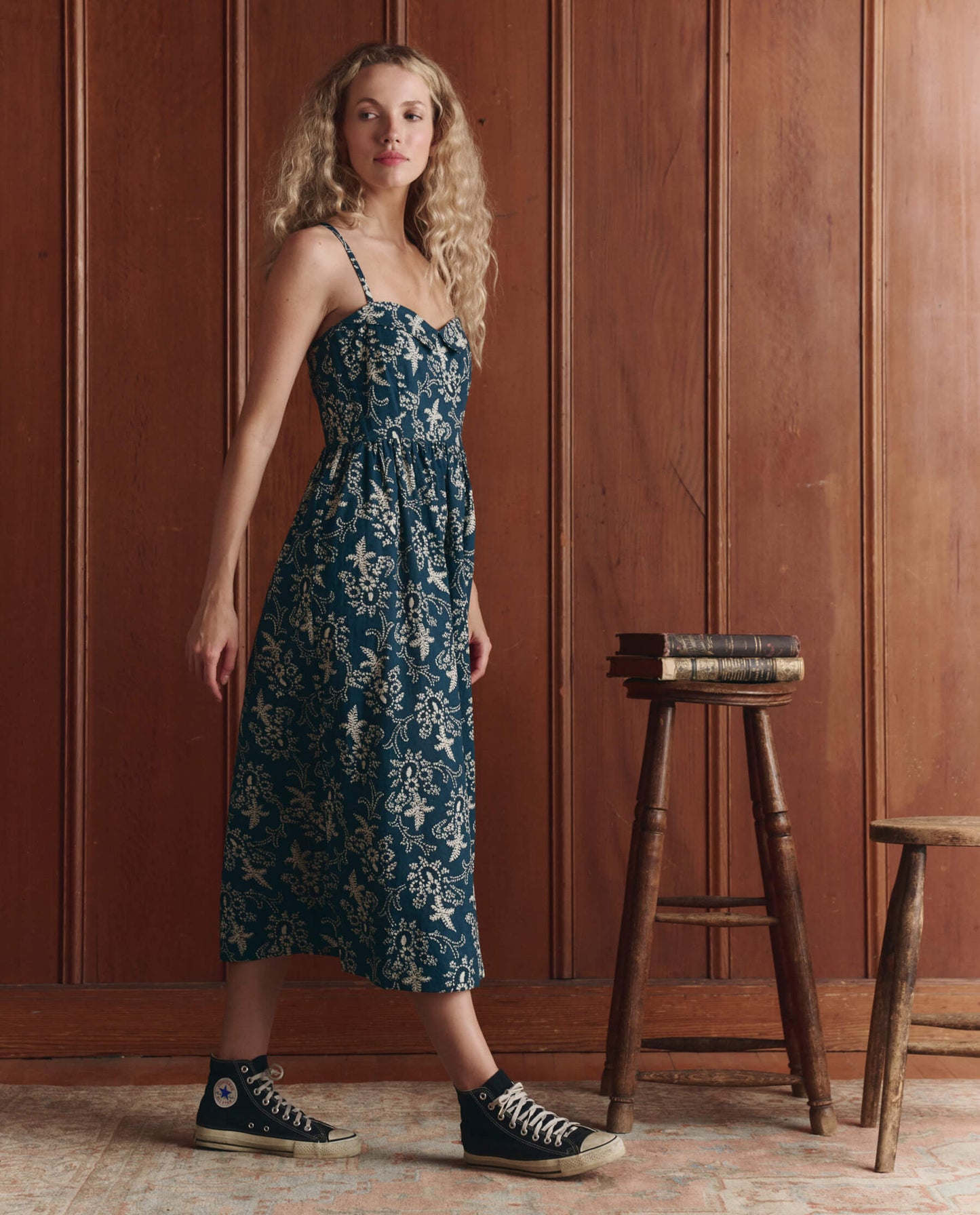 The Verse Dress. -- Indigo Bandana