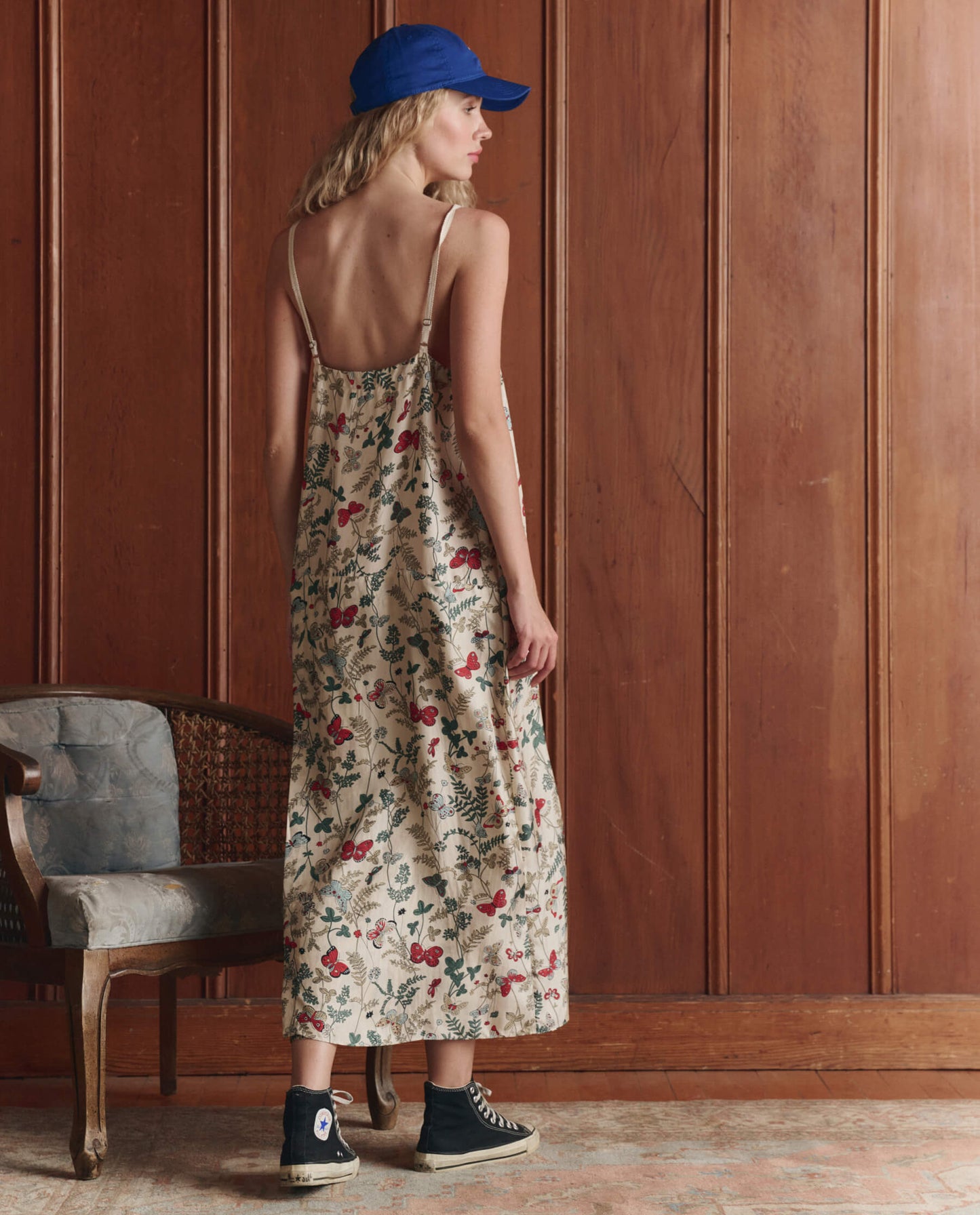 The Sundrift Slip Dress. -- Floating Butterfly