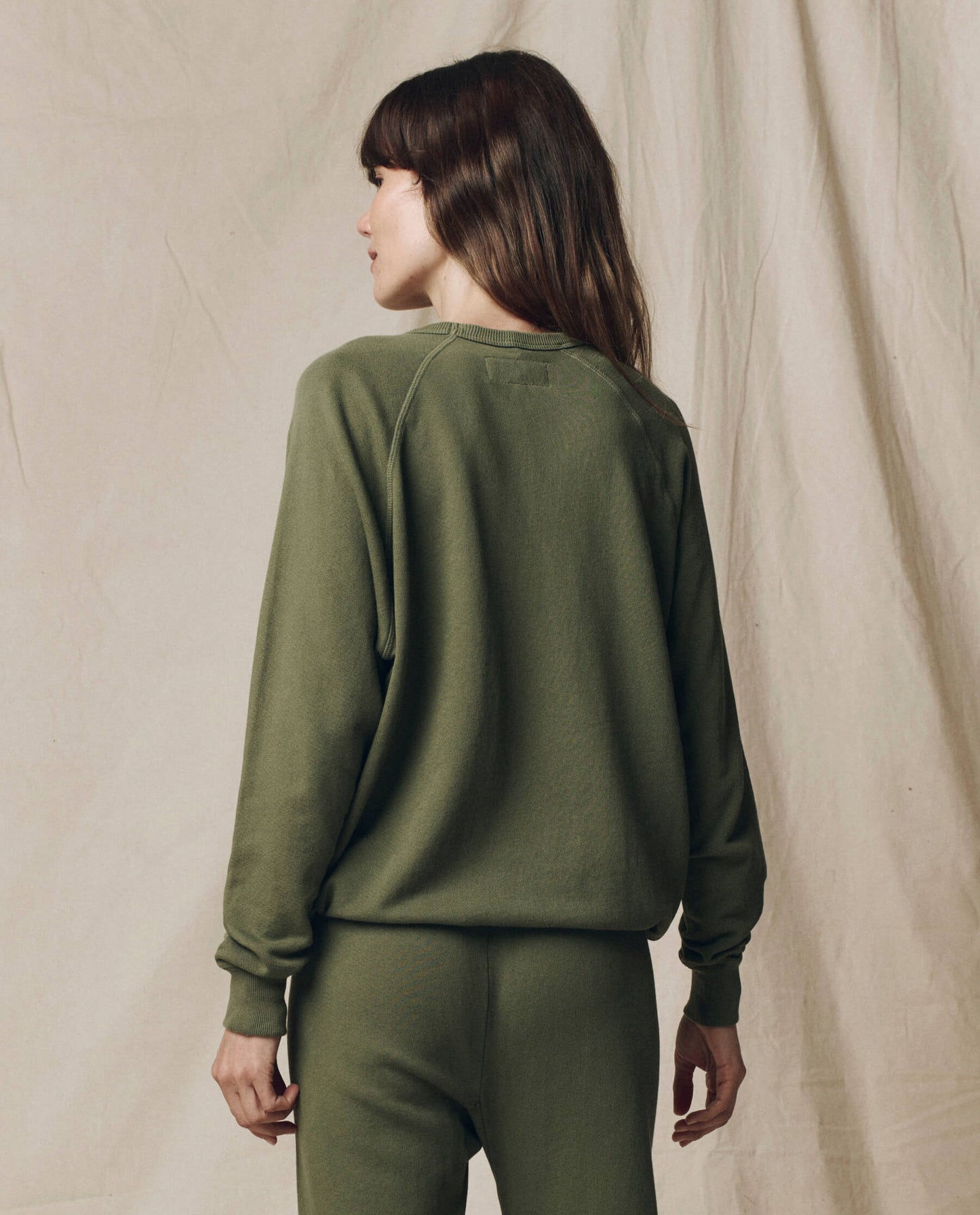 The College Sweatshirt. Solid -- Heritage Army