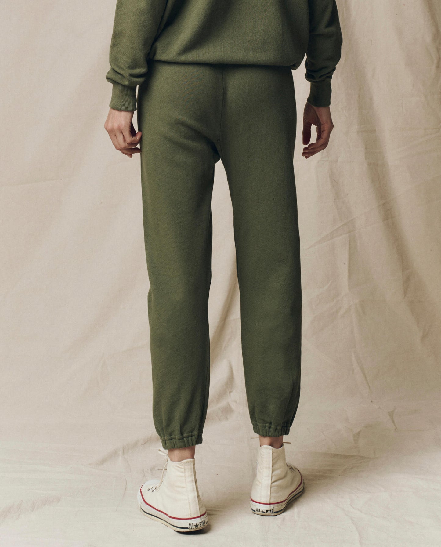 The Stadium Sweatpant. Solid -- Heritage Army