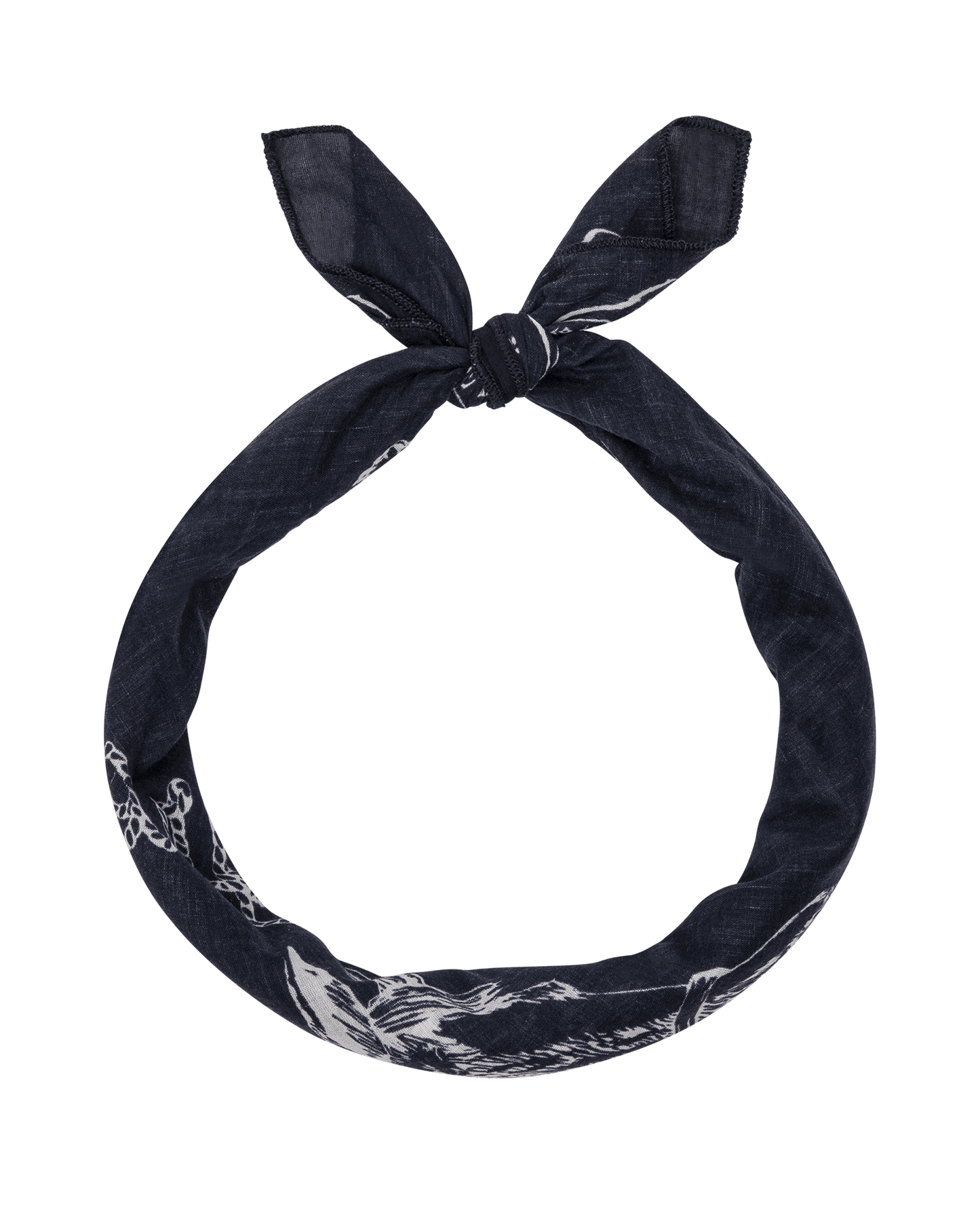 The Stetson Western Bandana. -- Navy