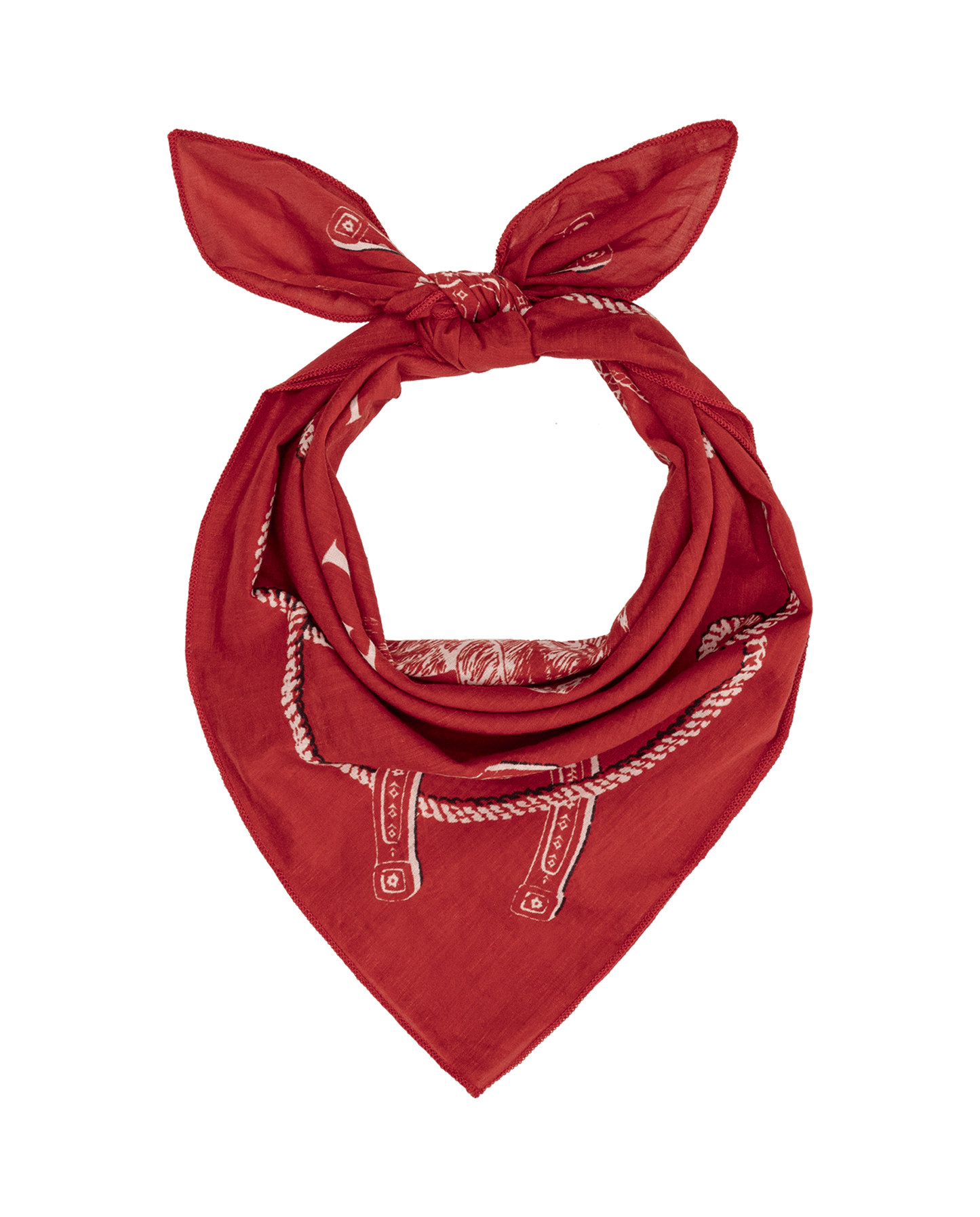 The Stetson Western Bandana. -- Red