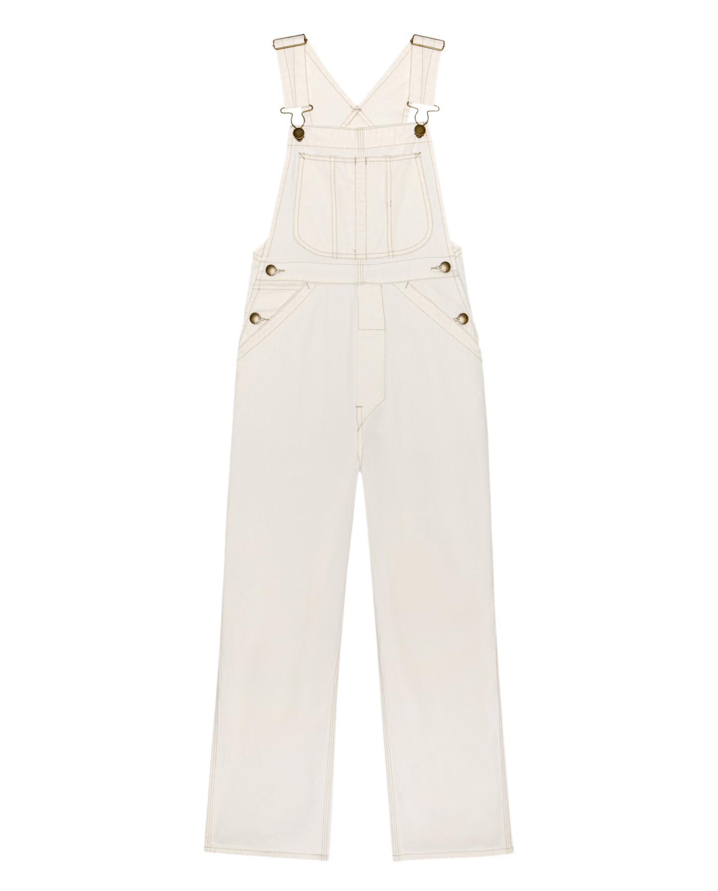 The Union Slim Overall. -- Washed White
